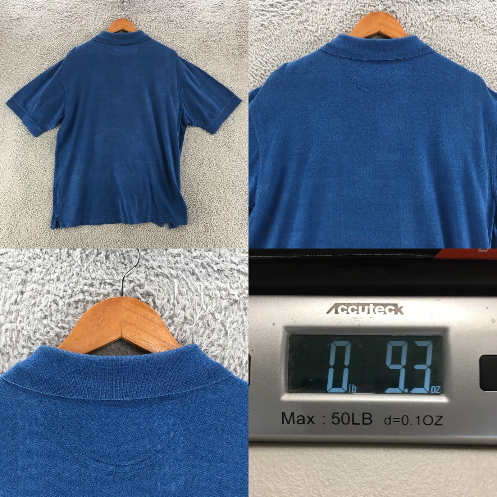 Vintage Greg Norman Polo Shirt Mens L Blue Cotton Collared Button Casual Short Sleeve Golf Size US L / EU 52-54 / 3 - 8 Thumbnail