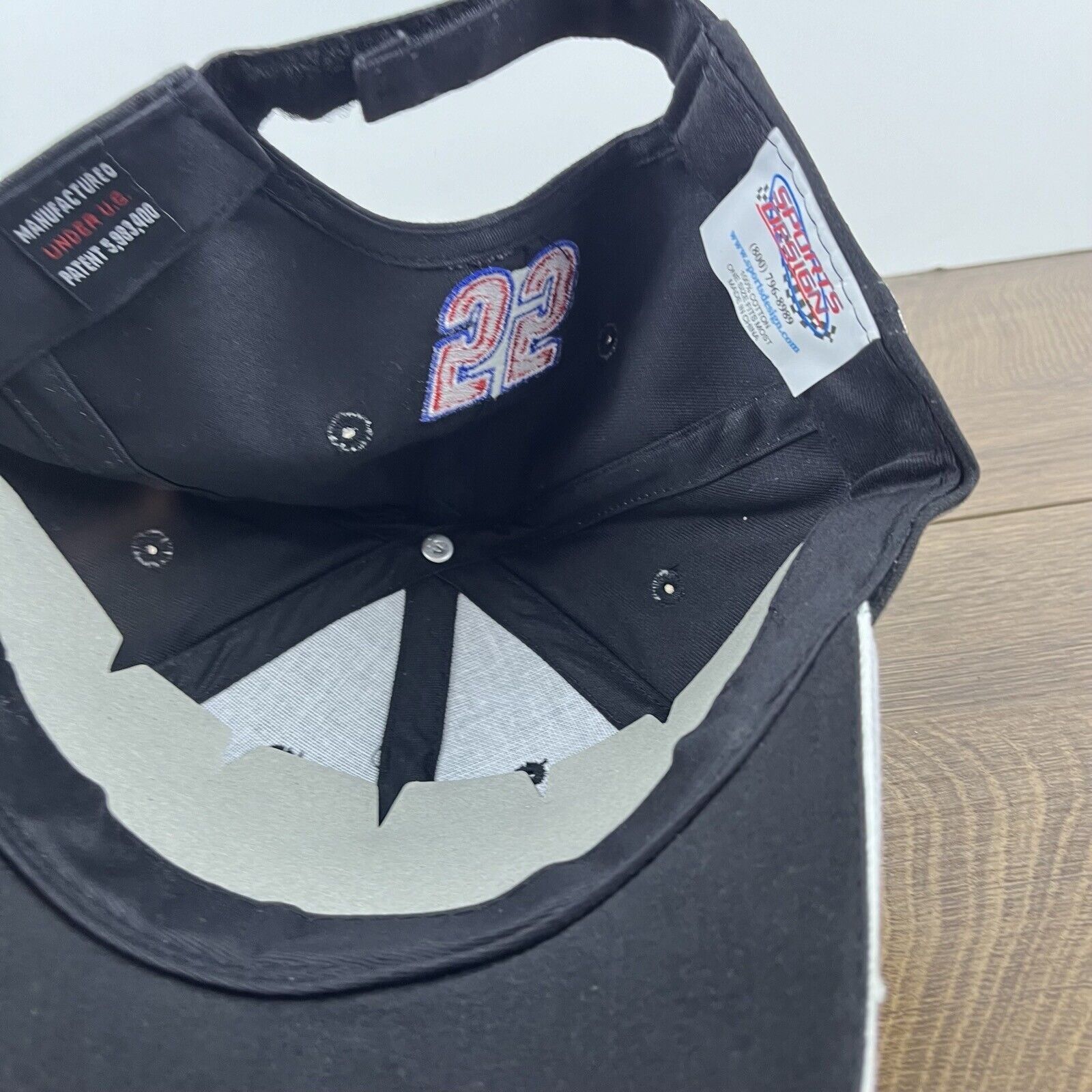 Other Fruit of the Loom Racing 55 Hat Black Cap Hat Adjustable Bla Size ONE SIZE - 13 Thumbnail
