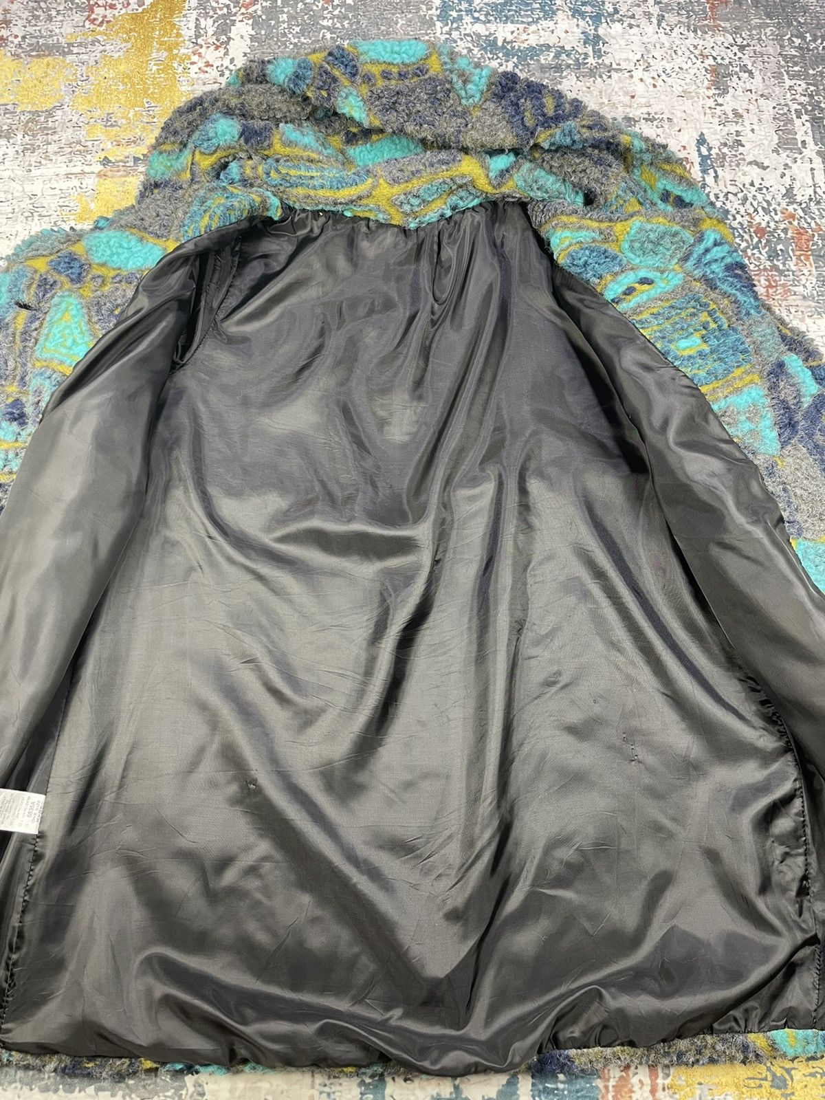 Japanese Brand Miyako Sen-I Hooded Boho Azure Tribe Native Jackets Size ONE SIZE - 10 Thumbnail