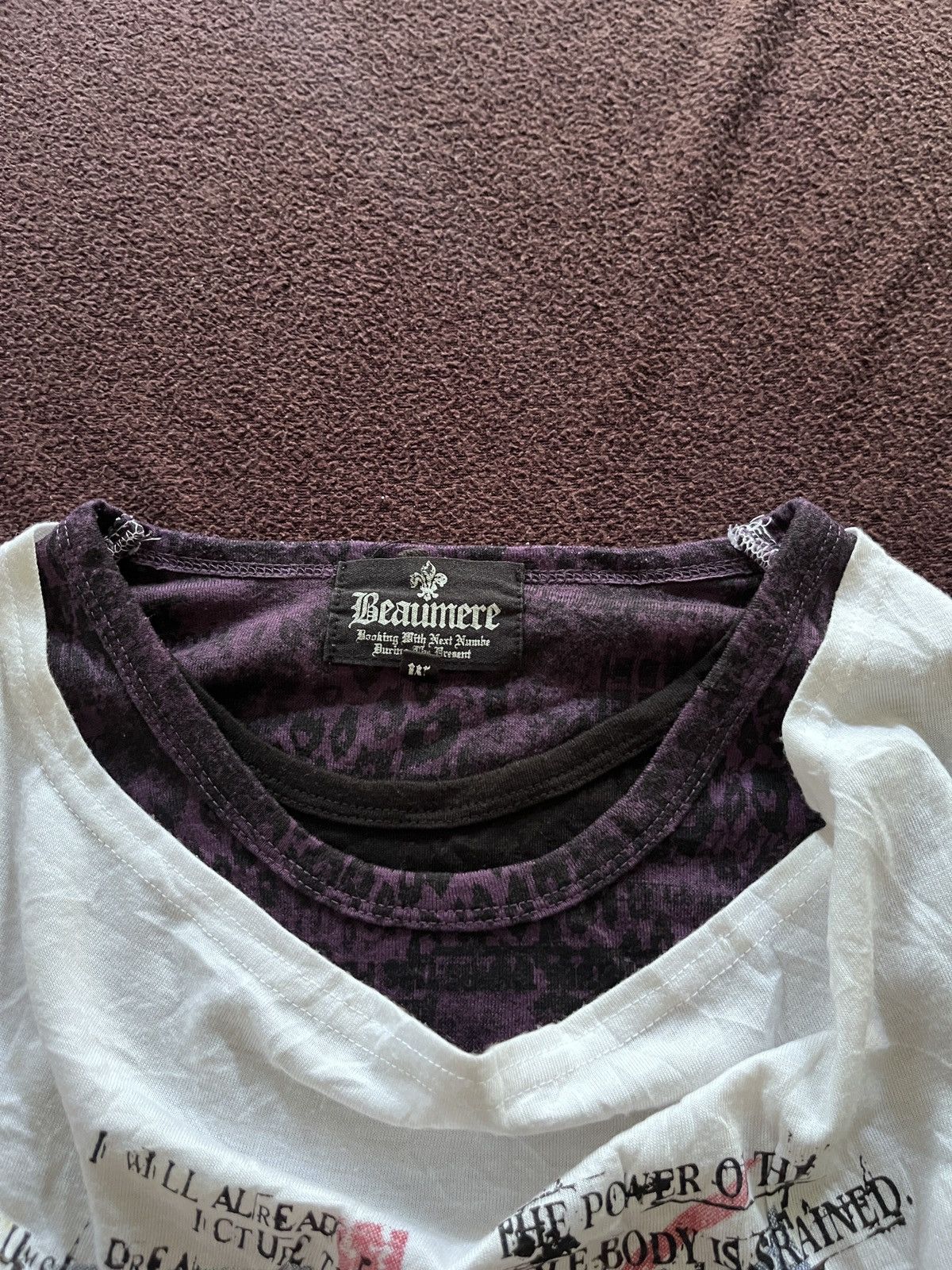 Japanese Brand BEAUMERE SCRATCH 3LAYERS SKULLS Size US M / EU 48-50 / 2 - 5 Thumbnail