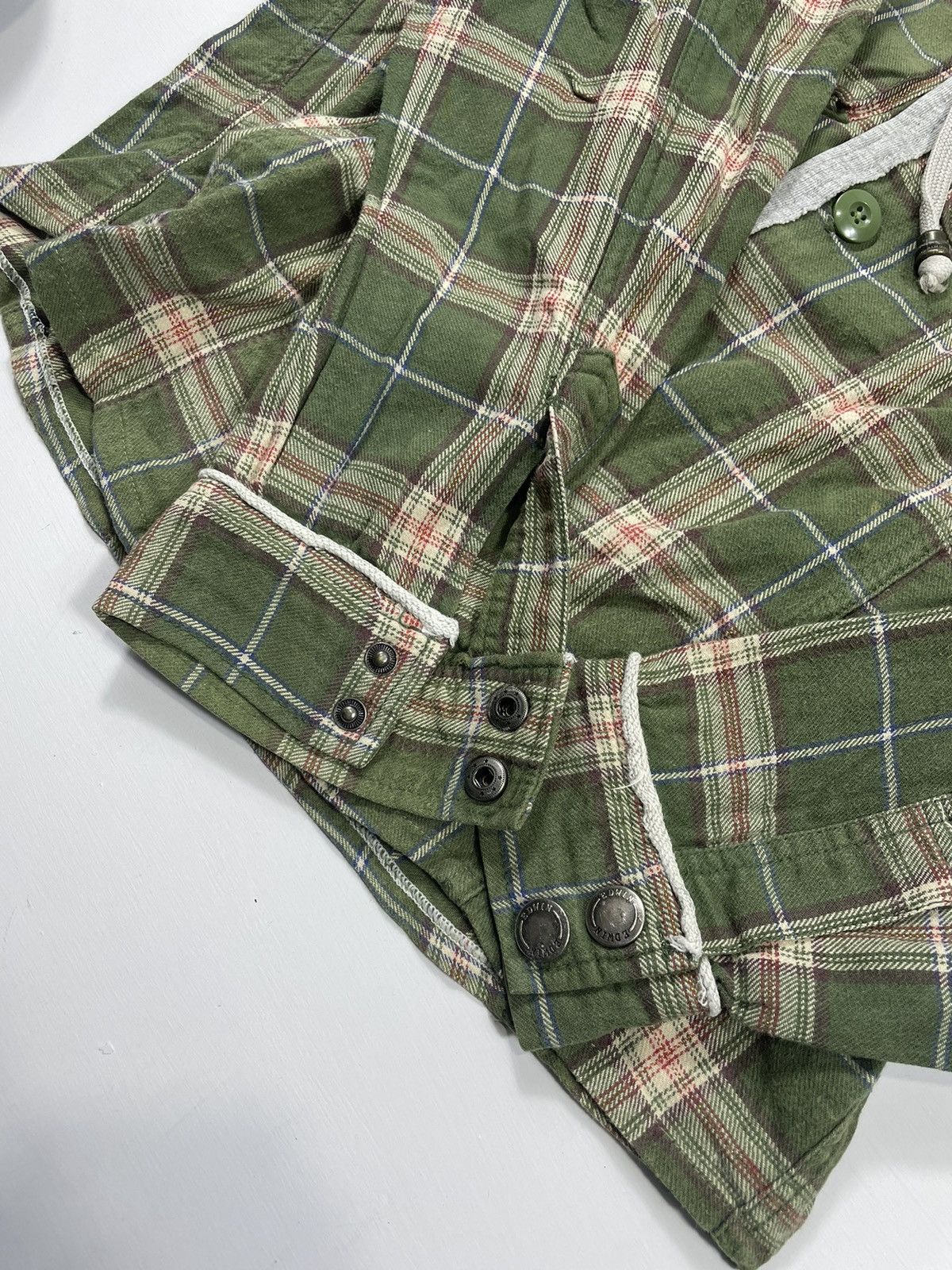 Edwin × Japanese Brand × Vintage Edwind Western Flanel Hoodie Size US M / EU 48-50 / 2 - 6 Thumbnail