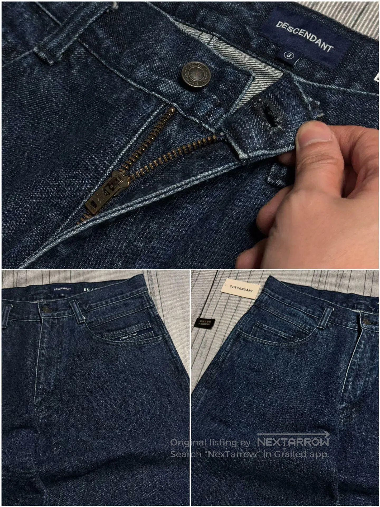 Descendant Descendant EU Wide Relaxed Tapered Jeans. Size US 28 / EU 44 - 3 Thumbnail
