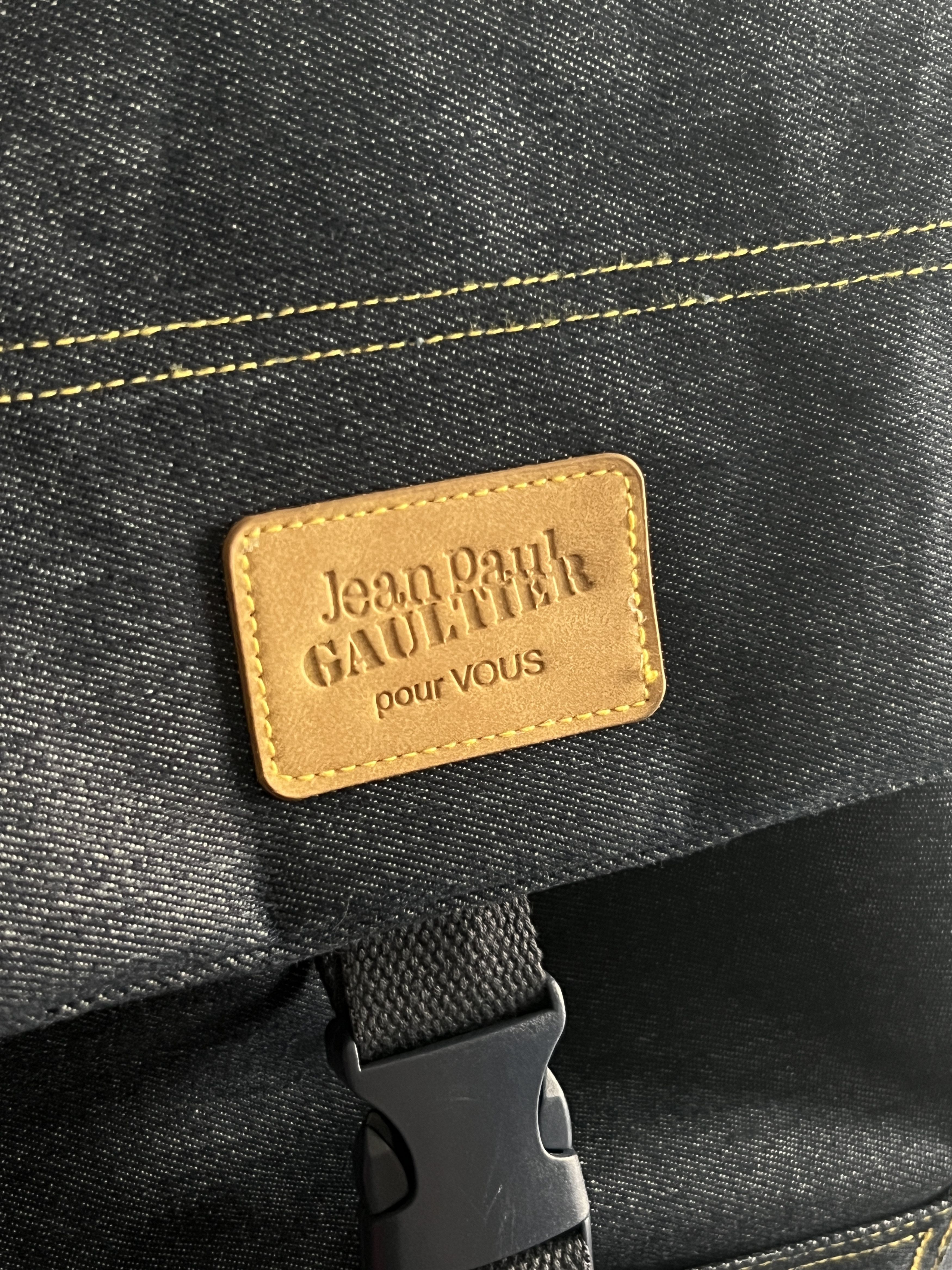 Jean Paul Gaultier Jean Paul Gaultier archive JPG bag Backpack Vintage Denim Size ONE SIZE - 3 Thumbnail