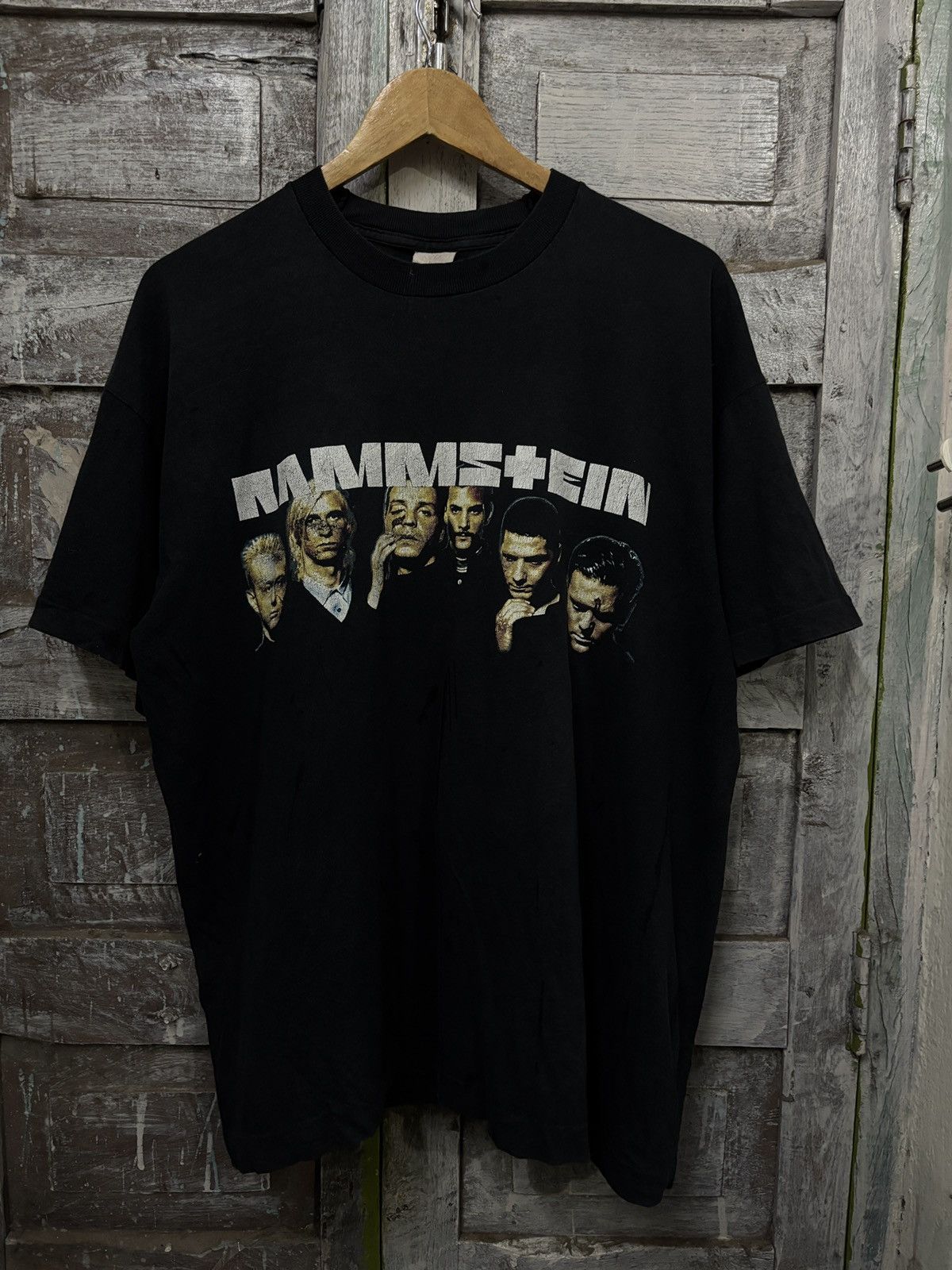 Band Tees 1990s Rammstein Sehnsucht Vintage Band T-Shirt Metal Rock Size US XL / EU 56 / 4 - 1 Thumbnail