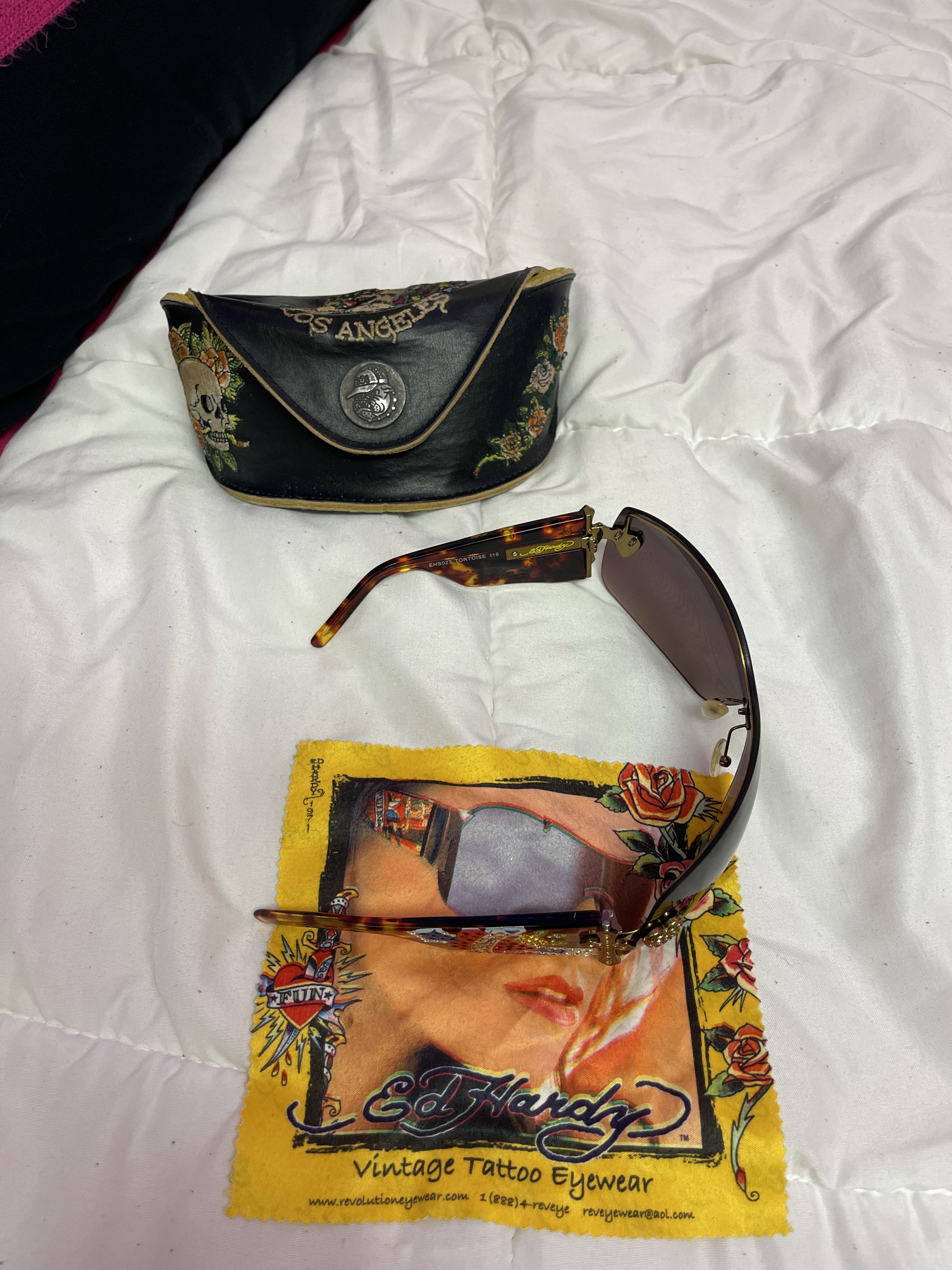 Ed Hardy Ed Hardy Vintage Sunglasses Size ONE SIZE - 2 Thumbnail