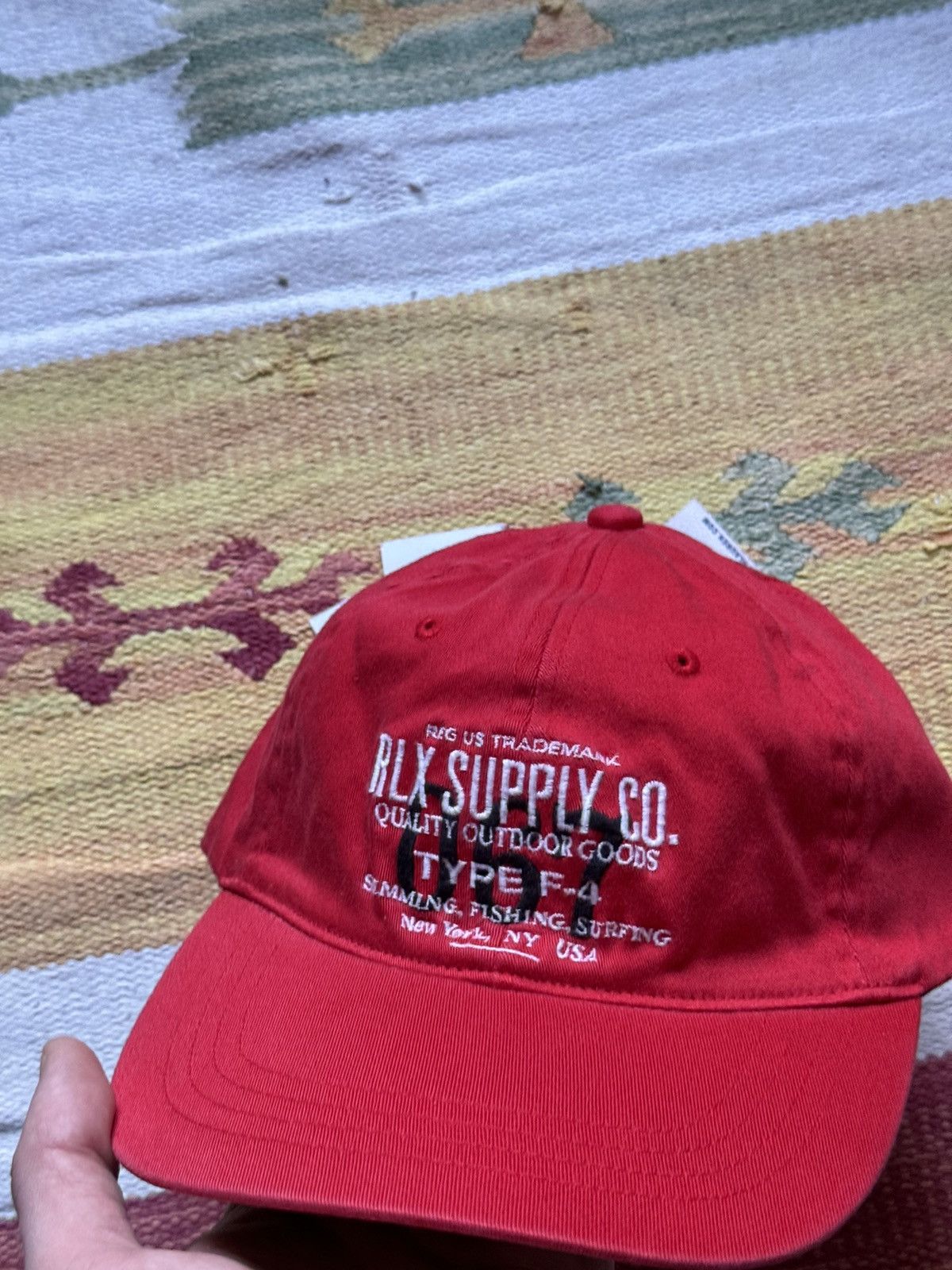 RLX Ralph Lauren Polo Ralph Lauren RLX Supply Co. Type F-4 Stretch Fit Hat Size ONE SIZE - 2 Thumbnail