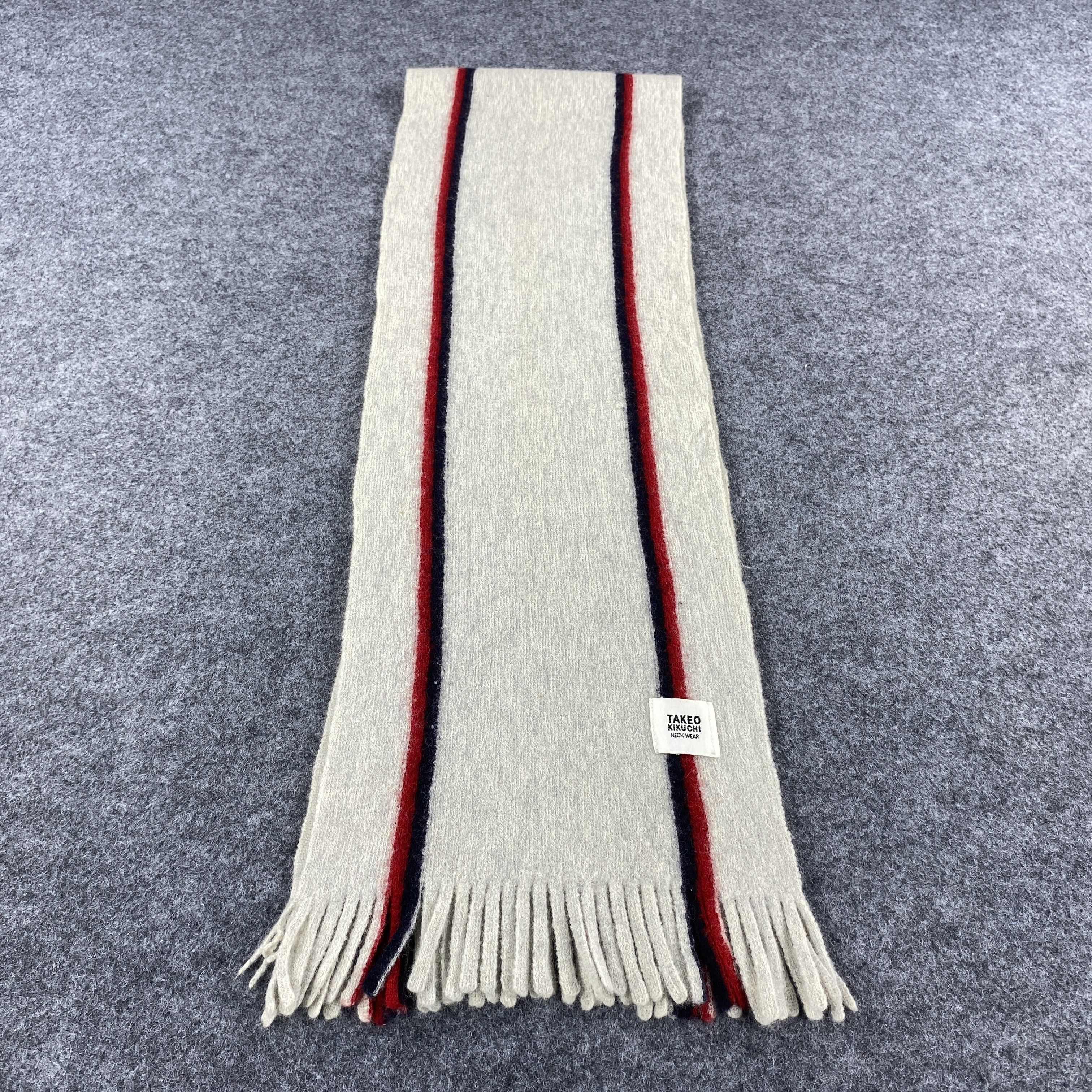 Takeo Kikuchi × Vintage Takeo Kikuchi Scarf # Muffler # Neckwear # D523 Size ONE SIZE - 4 Thumbnail