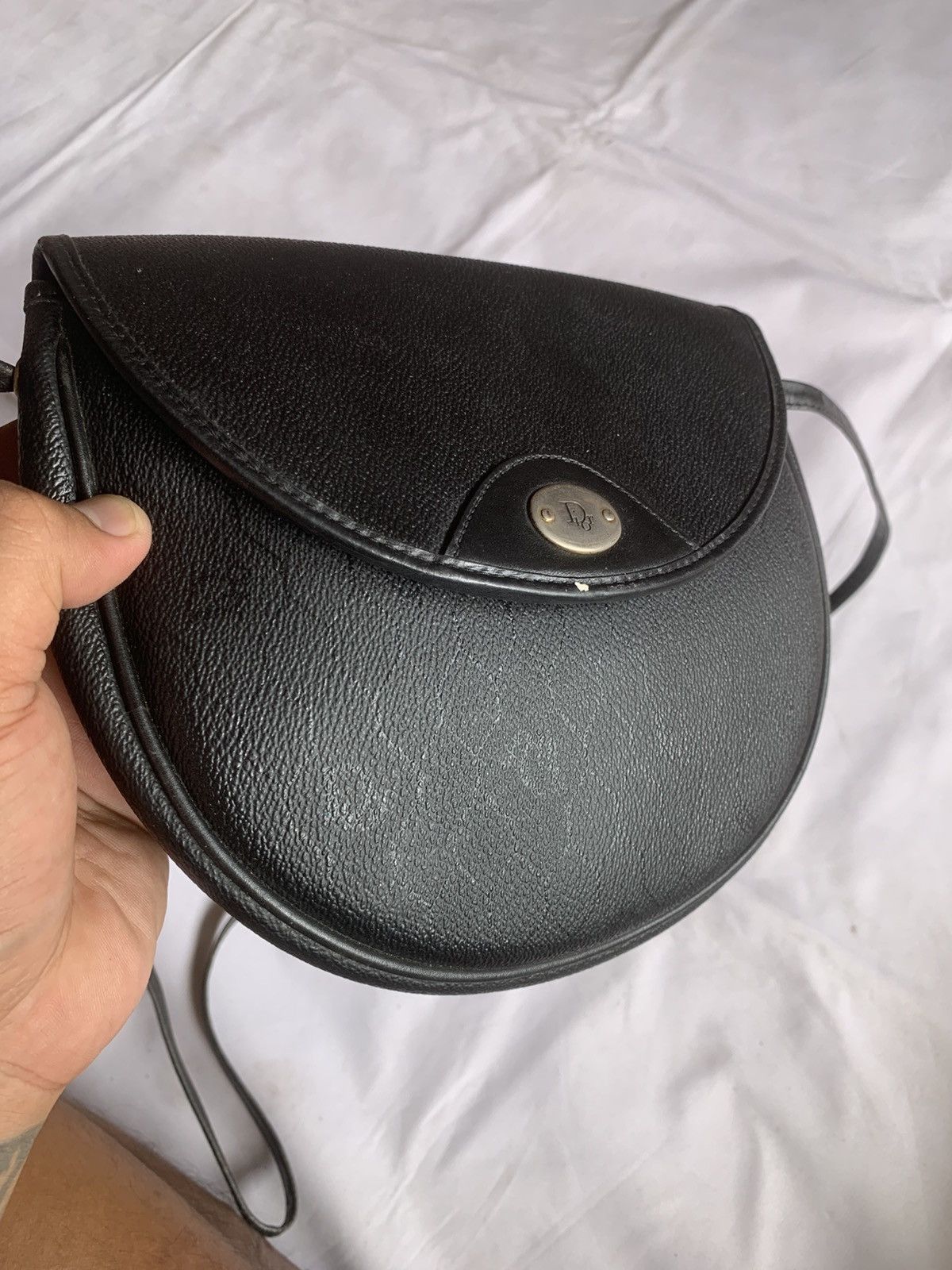 Dior Vintage Christian Dior Honeycomb Mini Crossbody Sling Bag Size ONE SIZE - 2 Thumbnail