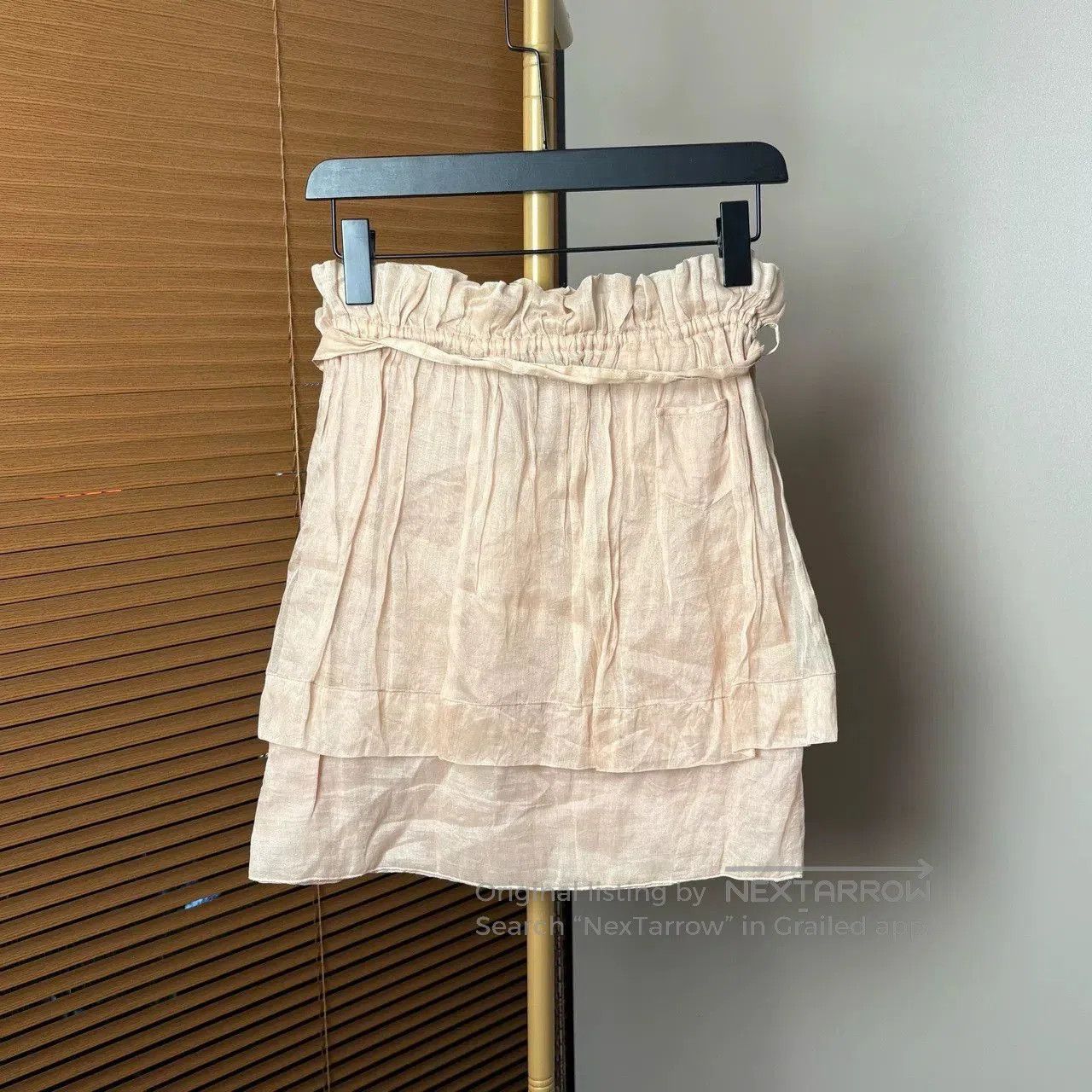 Miu Miu miumiu pink layered skirt size 38. Size 37" - 2 Thumbnail
