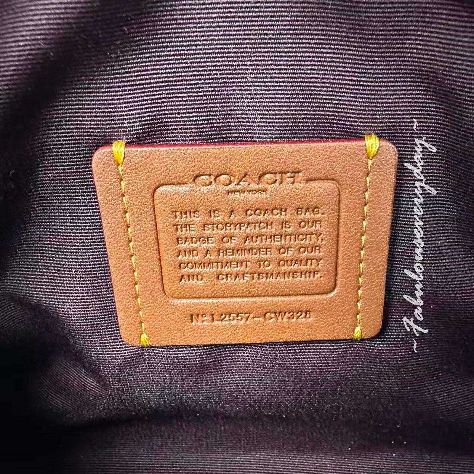 Coach Coach Mini Rowan xbody Leather/Sliver Light Violet Jasmine Size ONE SIZE - 6 Thumbnail