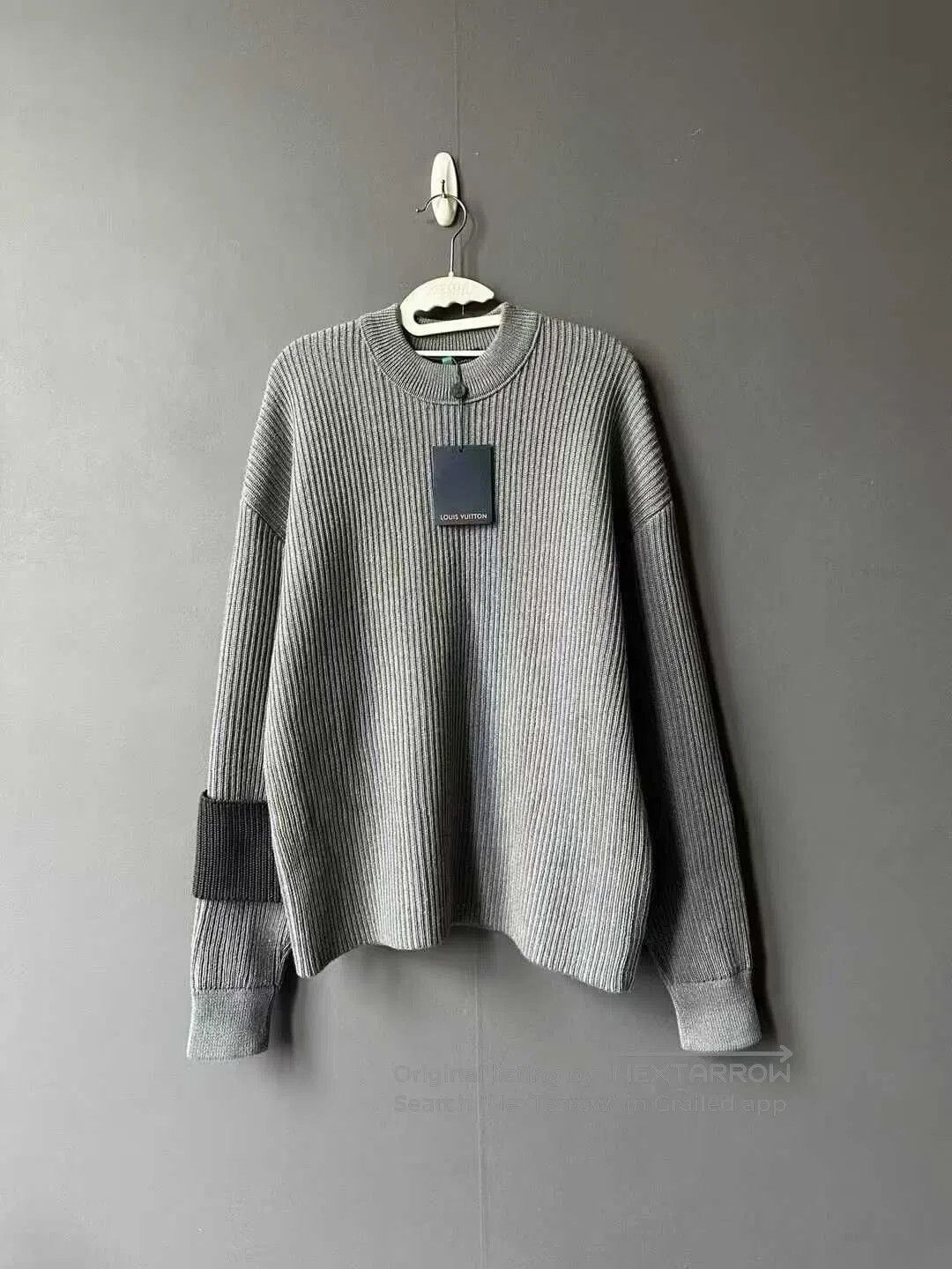 Louis Vuitton Louis Vuitton Earth Embroidery Grey Sleeve Patch Sweater| Size US L / EU 52-54 / 3 - 2 Thumbnail