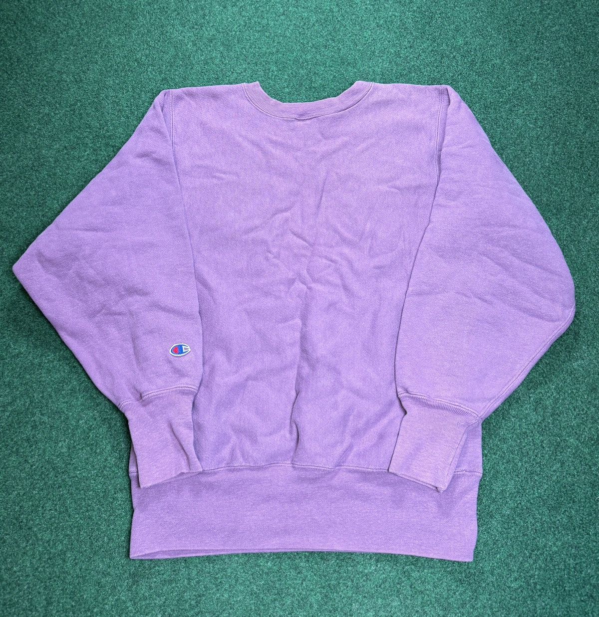 Champion × Vintage Vintage 90s Champion Reverseweave Lilac Purple Sweatshirt Size M / US 6-8 / IT 42-44 - 3 Thumbnail