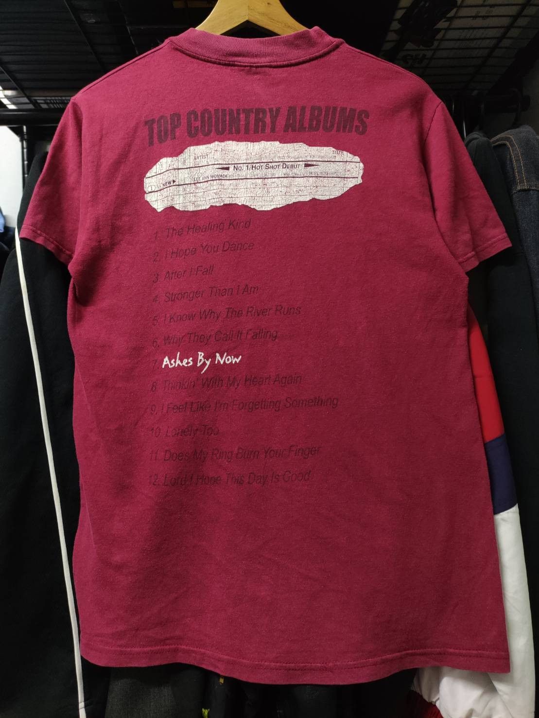 Band Tees Vtg 00's Lee Ann Womack No.1 Top Country Albums Promo T Size US S / EU 44-46 / 1 - 2 Thumbnail