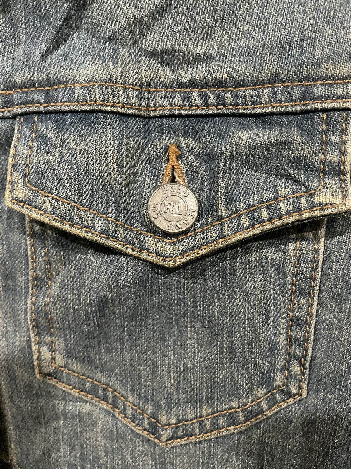 Designer × Ralph Lauren Ralph Lauren Jeans Company Denim Jacket Size L / US 10 / IT 46 - 17 Thumbnail