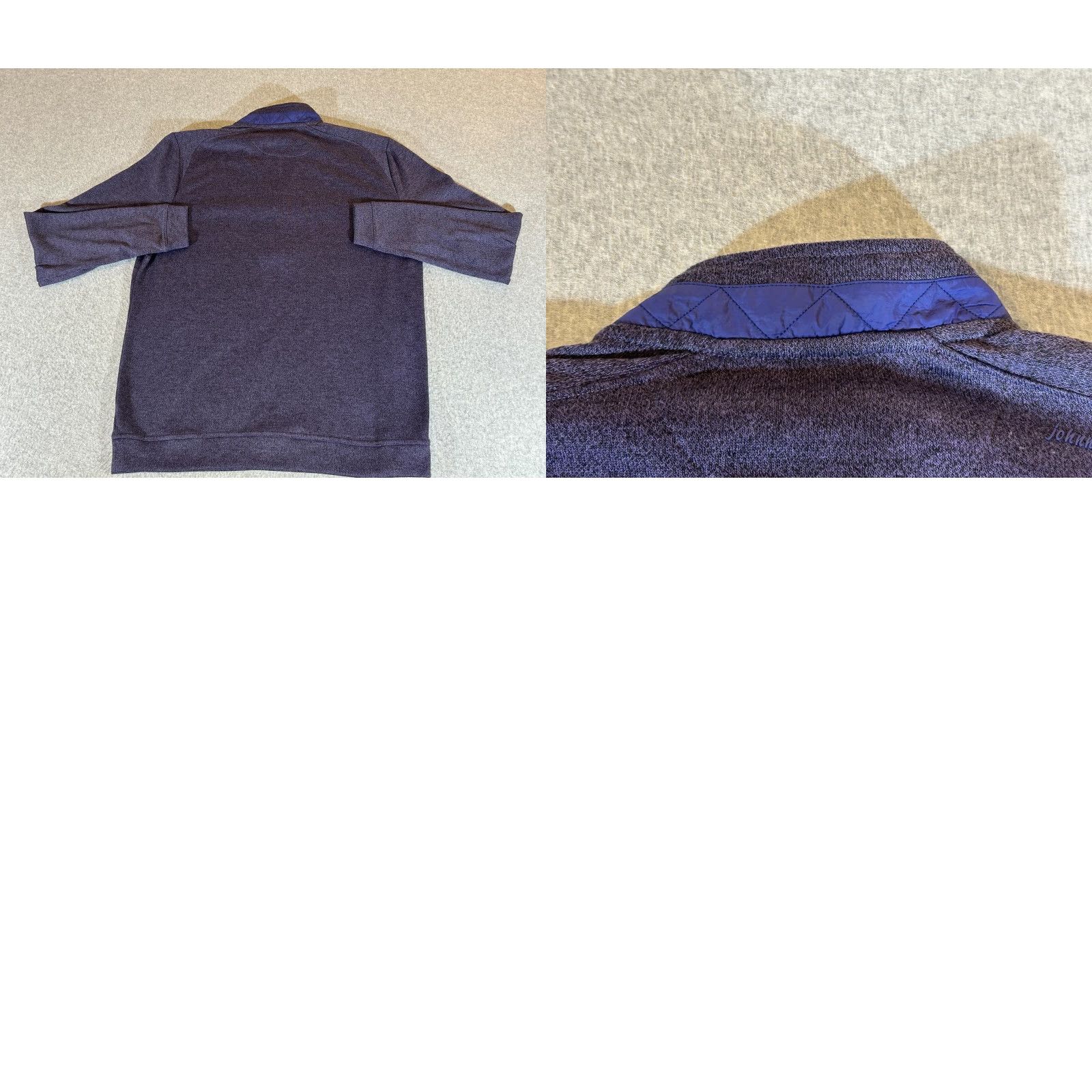 johnnie-O Johnnie-O Pullover Men L 1/4 Zip Performance Reflex Golf Purple Mock Neck Raglan Sleeve Size US L / EU 52-54 / 3 - 8 Thumbnail