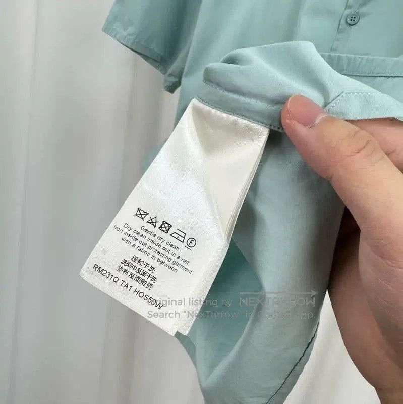 Louis Vuitton Louis Vuitton Summer Green Cotton Logo Short Sleeve Shirt . Size US S / EU 44-46 / 1 - 6 Thumbnail
