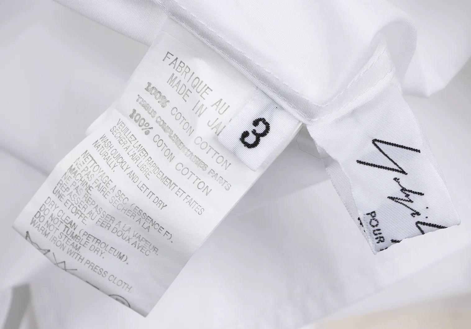 Yohji Yamamoto Yohji Yamamoto Cotton Long Sleeve Shirt Size US M / EU 48-50 / 2 - 16 Thumbnail