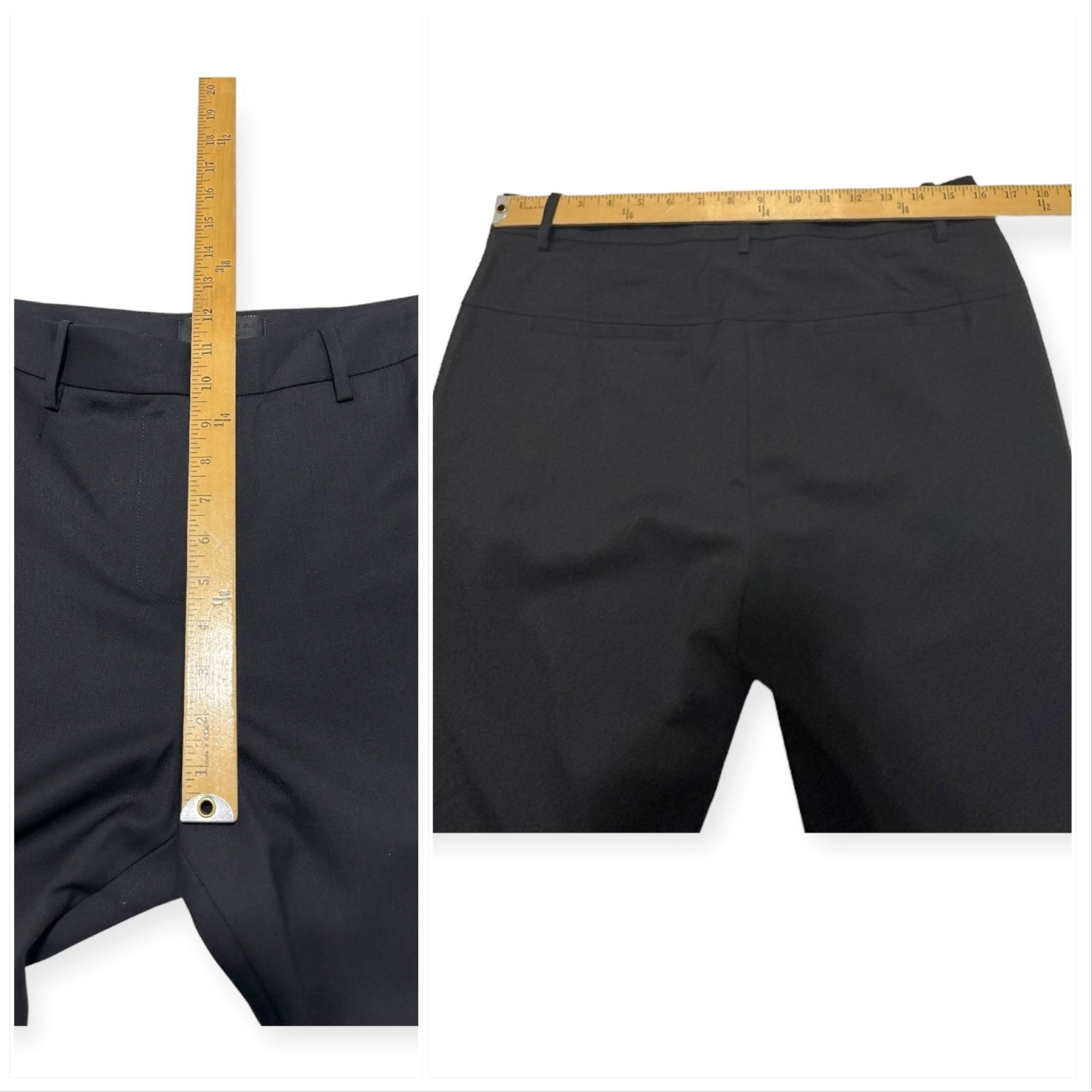 Nili Lotan NILI LOTAN Tel Aviv Wool-blend Twill Straight-leg Pants In B Size 32" / US 10 / IT 46 - 11 Thumbnail