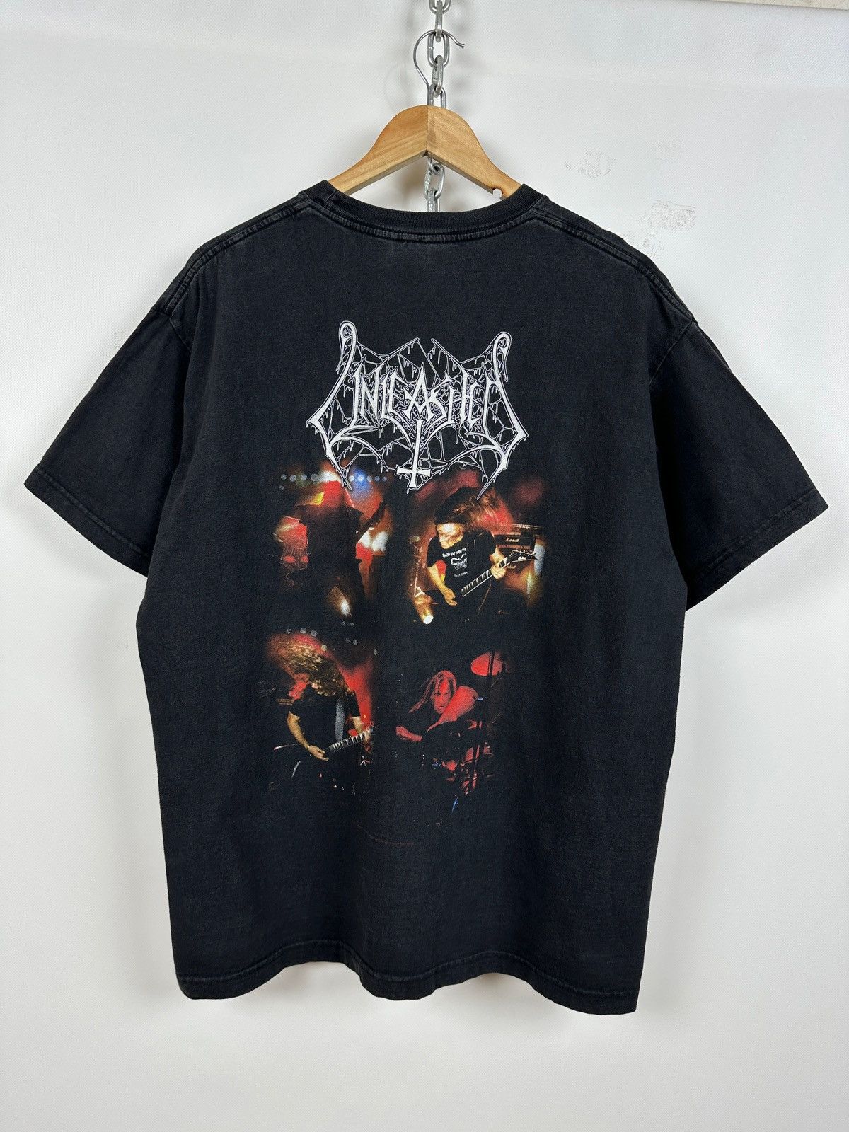 Band Tees 2005 Vintage Unleashed Death Metal Victory Band T-Shirt Size US XL / EU 56 / 4 - 2 Thumbnail
