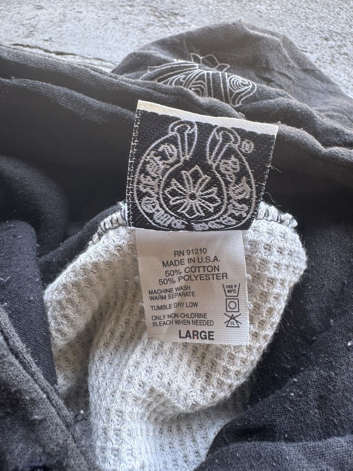 Chrome Hearts Rare Vintage Chrome Heart Hoodie Size US L / EU 52-54 / 3 - 5 Thumbnail