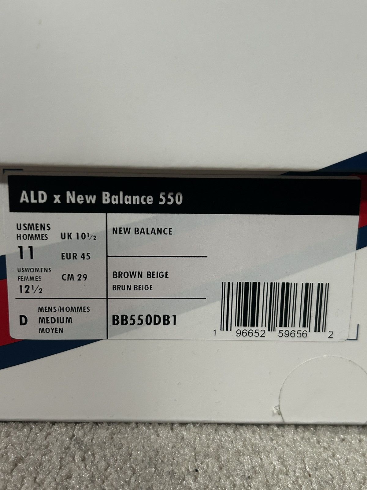 Aime Leon Dore × New Balance New Balance 550 Aimé Leon Dore Brown Suede Sneaker Size US 11 / EU 44 - 7 Thumbnail