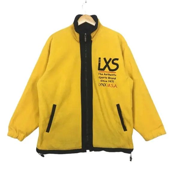 Vintage Vintage LYNX USA SPORTS Cartoon Reversible Fleece Jacket Size L / US 10 / IT 46 - 3 Thumbnail