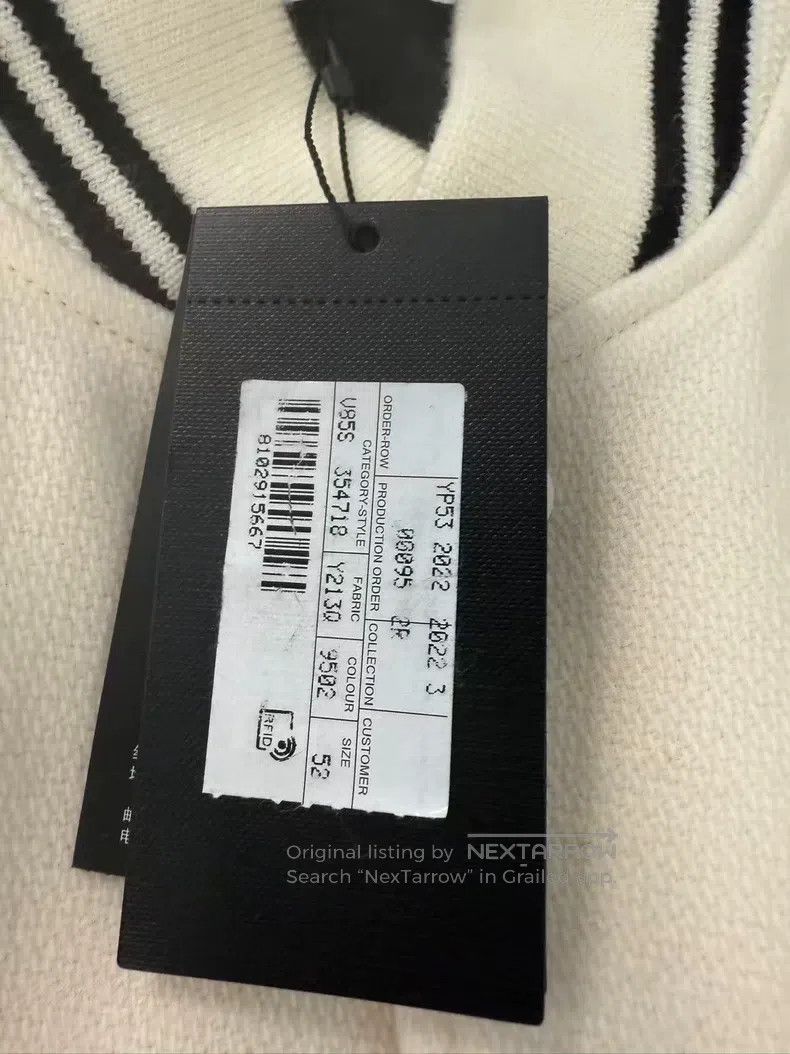 Saint Laurent Paris Saint Laurent Paris Baseball Jacket Jacket Size US L / EU 52-54 / 3 - 5 Thumbnail