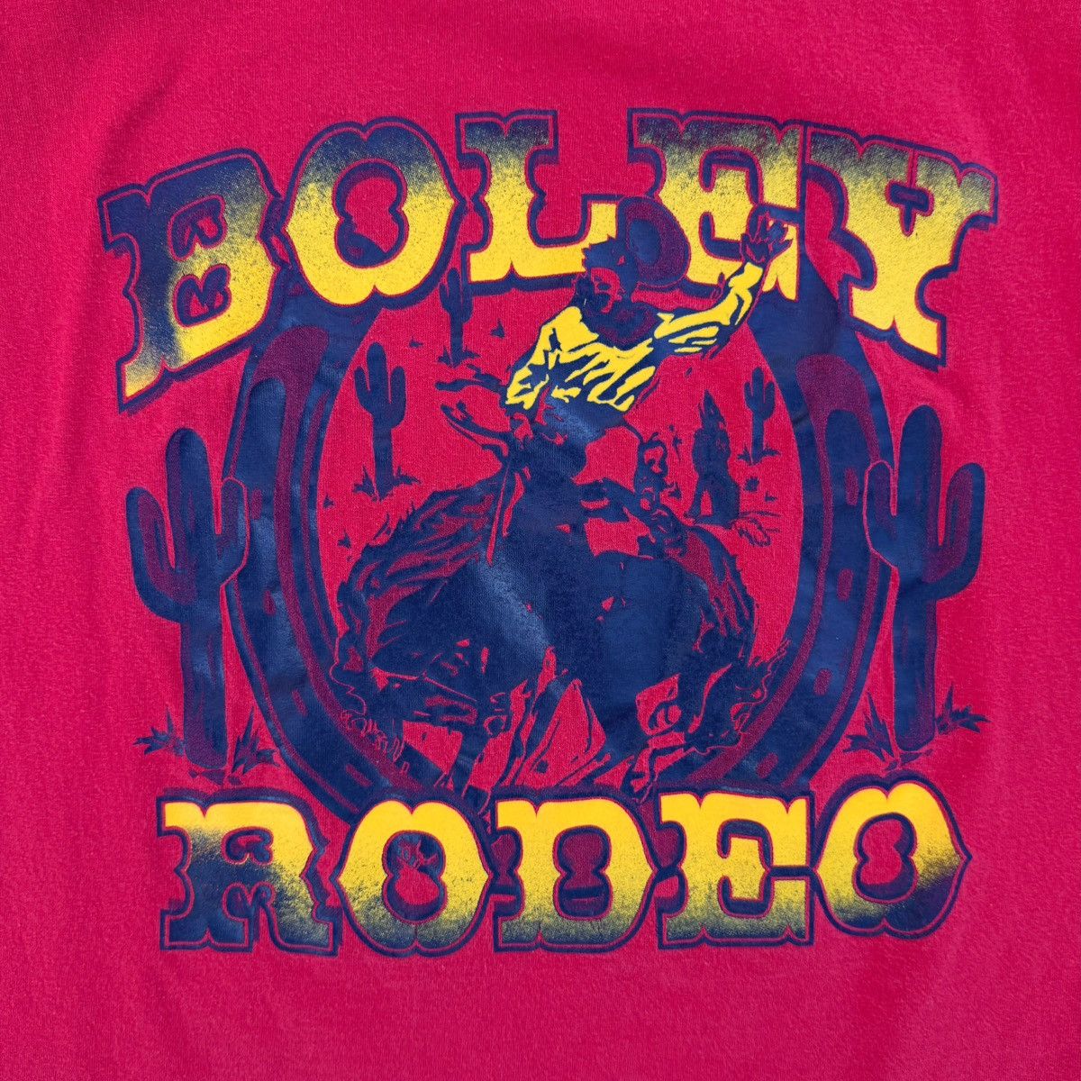 Other Vintage Y2K Boley Rodeo T-Shirt Anvil Red XL Cowboy Western Size US XL / EU 56 / 4 - 3 Thumbnail