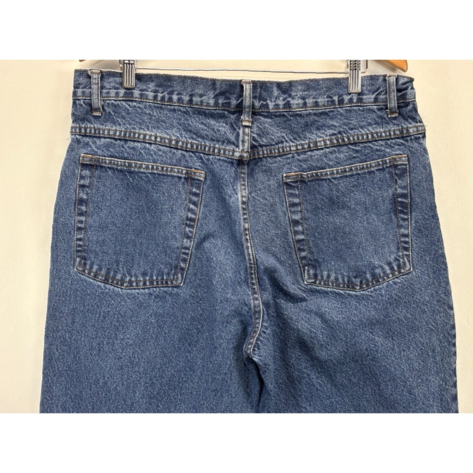 Denime Burry Lane Men's 40x32 Blue Denim Jeans Flannel Lined Straight Fit Classic Chore 80s Size US 40 / EU 56 - 4 Thumbnail
