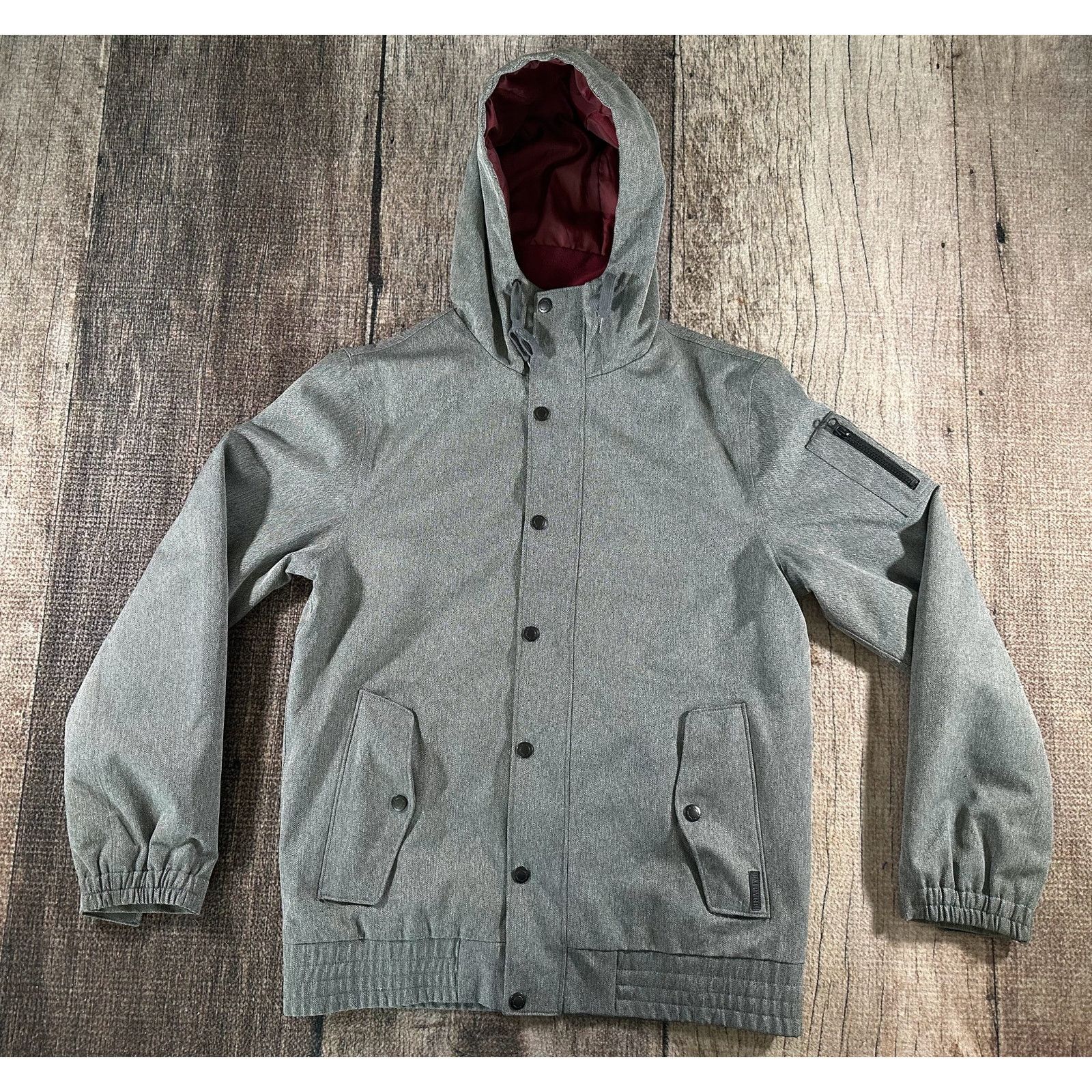 Empyre Empyre 10kmm Waterproof Heather Grey Snowboarding Jacket Med Size US M / EU 48-50 / 2 - 1 Thumbnail