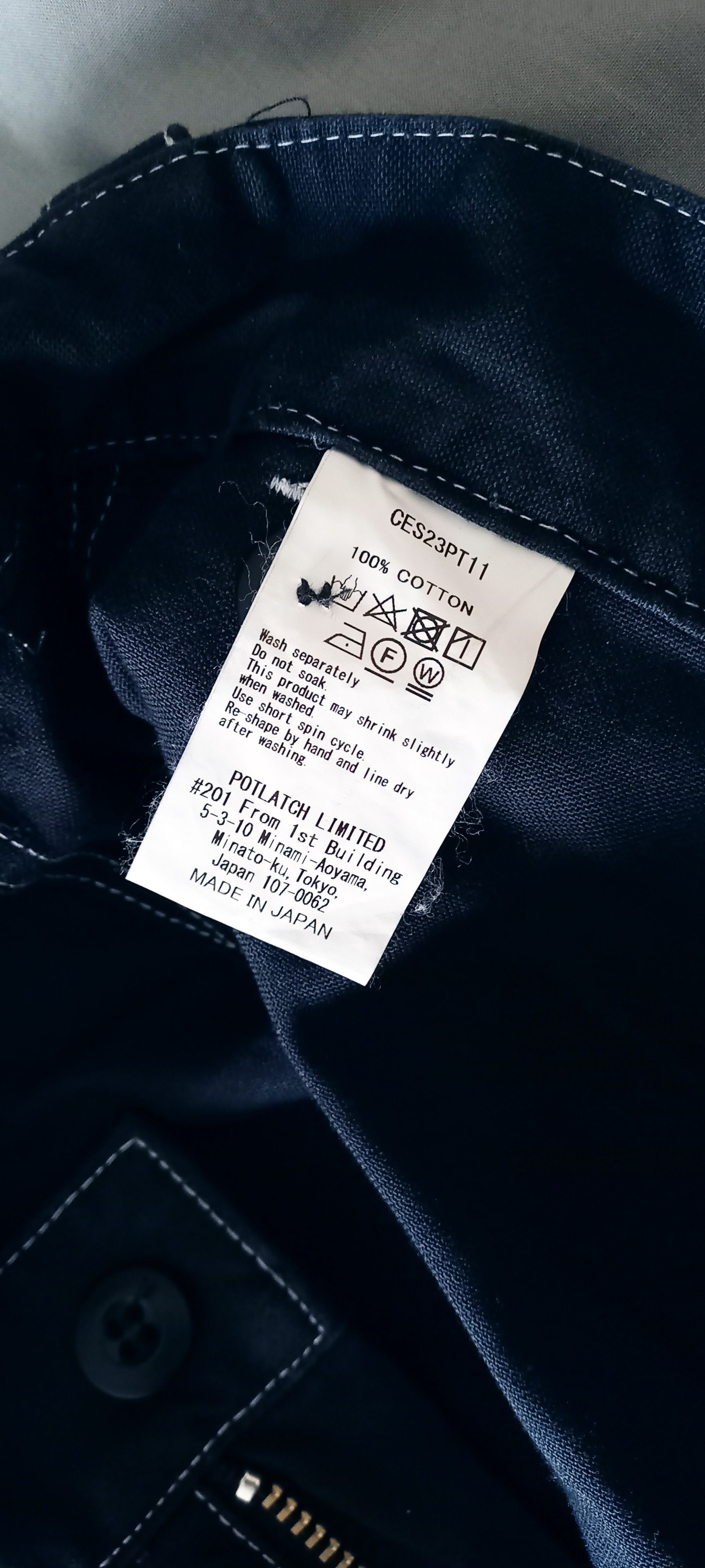Cav Empt Cav Empt Yossarian Pants #5 Navy cargo Excellent condition Size US 33 - 5 Thumbnail