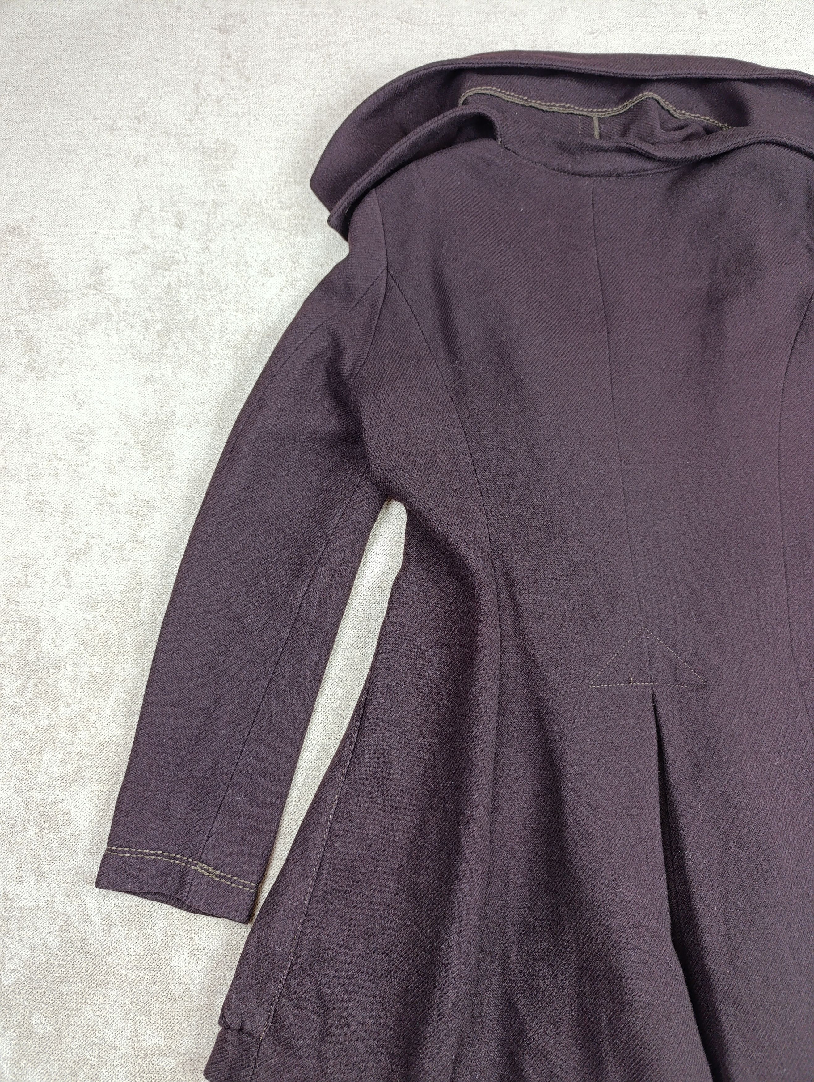 Marithe + Francois Girbaud MARITHE FRANCOIS GIRBAUD AVANT GARDE WOOL CORSET WOMENS COAT Size L / US 10 / IT 46 - 19 Thumbnail
