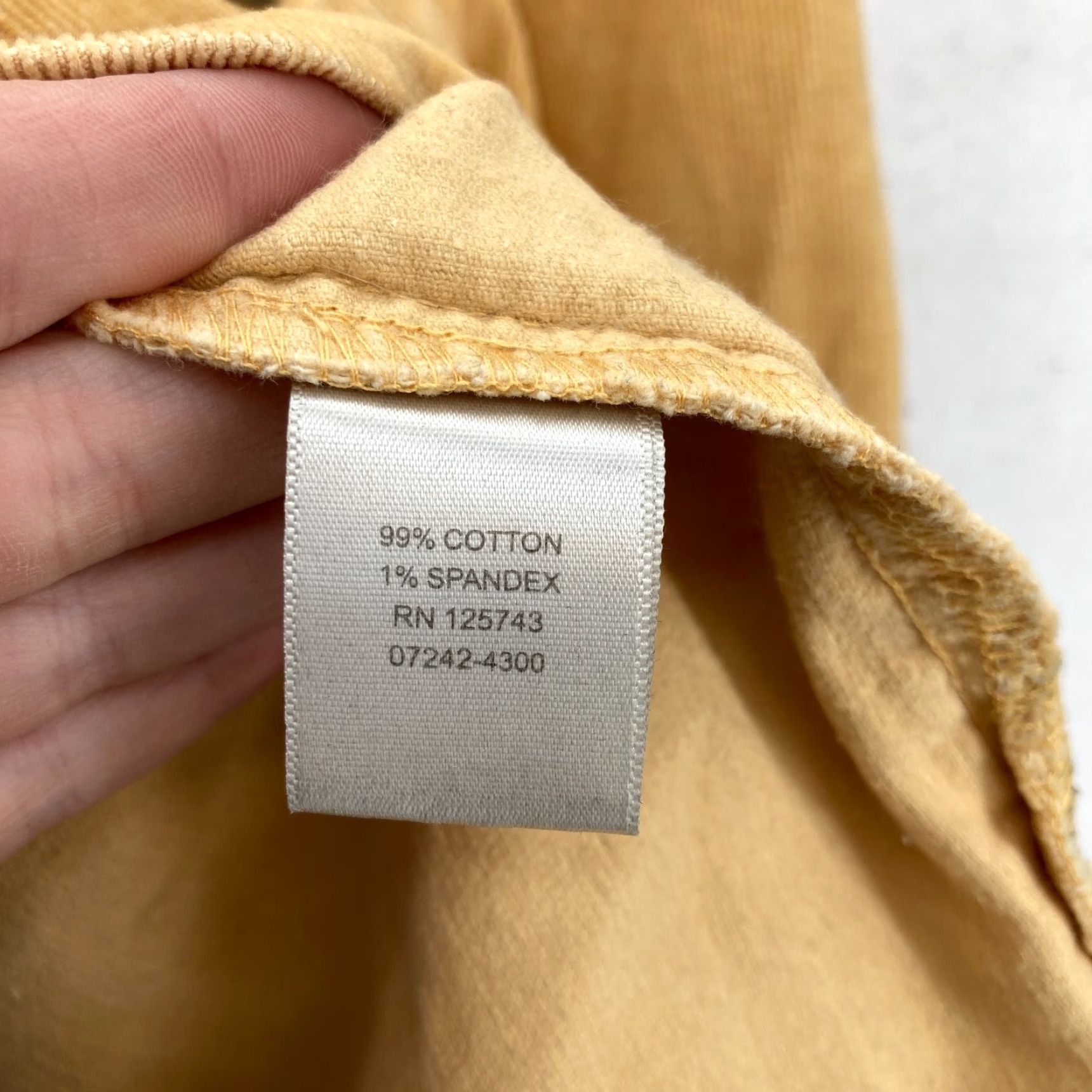 Vintage CJ Banks Corduroy Shirt Jacket Shacket Women's 3X Yellow Pearl Snap Western Camp Shirt/Jacket Size XXL / US 16-18 / IT 52-54 - 5 Thumbnail
