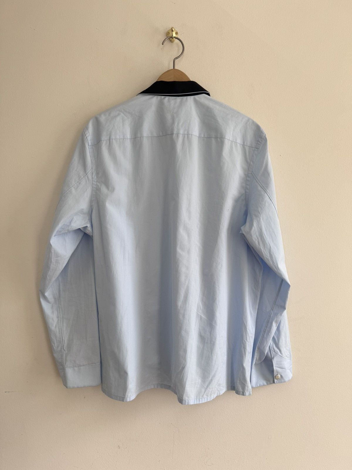 Cobra S.C. Cobra S.C. Contrast Trim Collar Shirt Made in Italy XL Size US XL / EU 56 / 4 - 5 Thumbnail