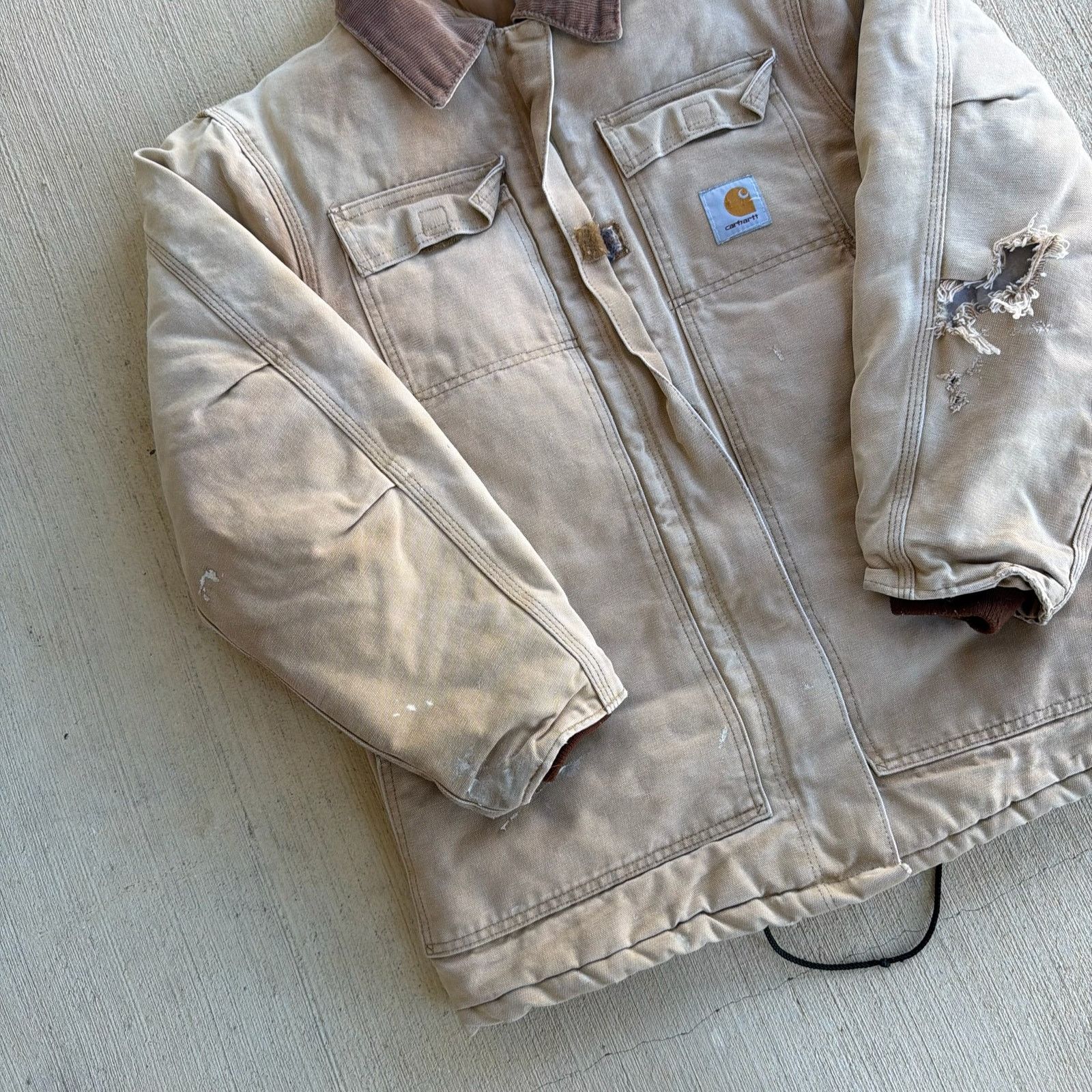Carhartt × Vintage Carhartt faded brown arctic work wear jacket Size US S / EU 44-46 / 1 - 7 Thumbnail