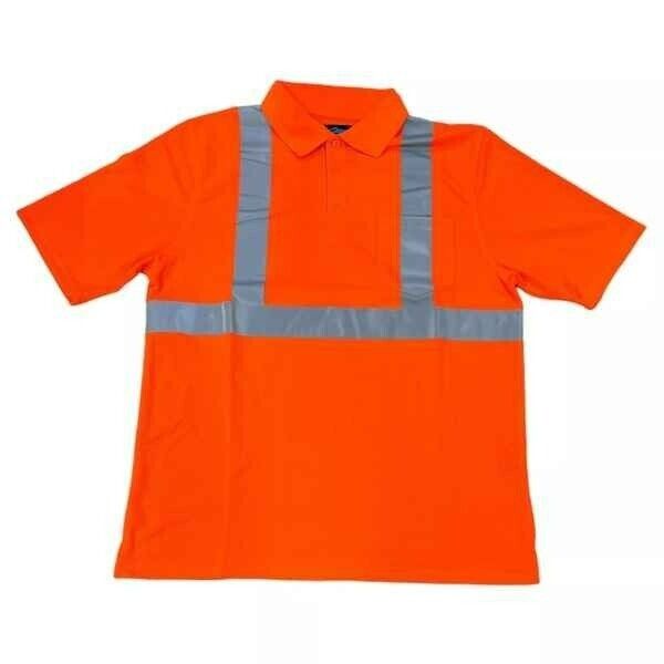 Other Safety Moisture Wicking Boundary Polo Shirt Neon Orange Poly Size US L / EU 52-54 / 3 - 1 Thumbnail