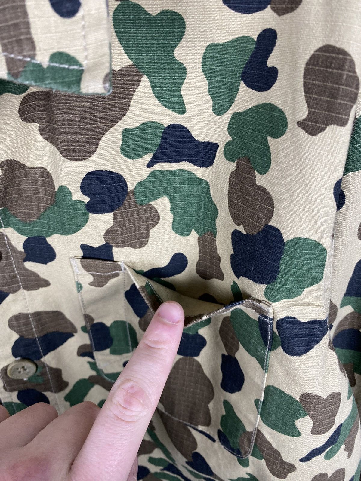 Dickies Mens Vintage Dickies Camo Light Coach Jacket Button Up Size US M / EU 48-50 / 2 - 10 Thumbnail