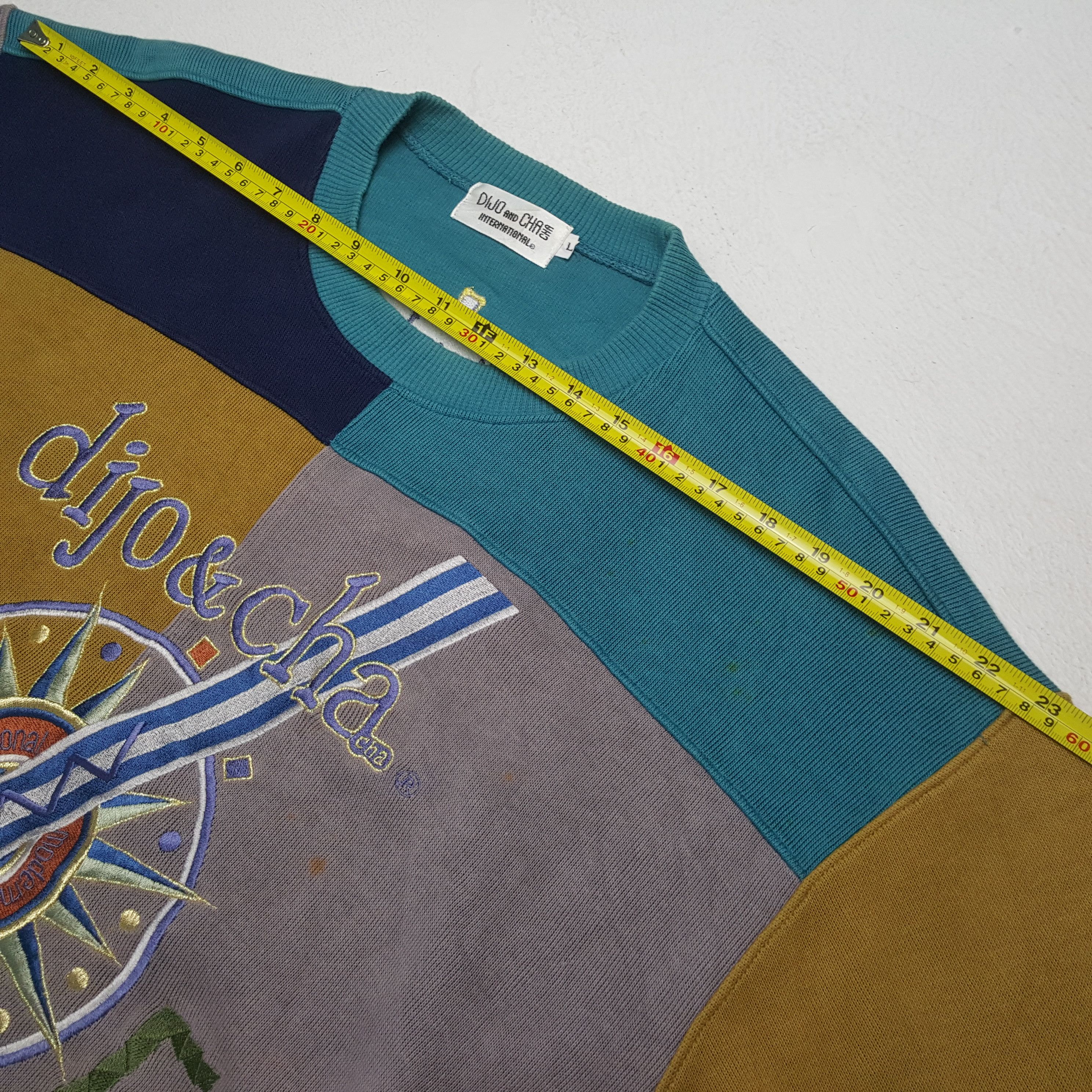 Vintage DIJO & CHA Designer Style Sweatshirt C296N3 Size US M / EU 48-50 / 2 - 6 Thumbnail