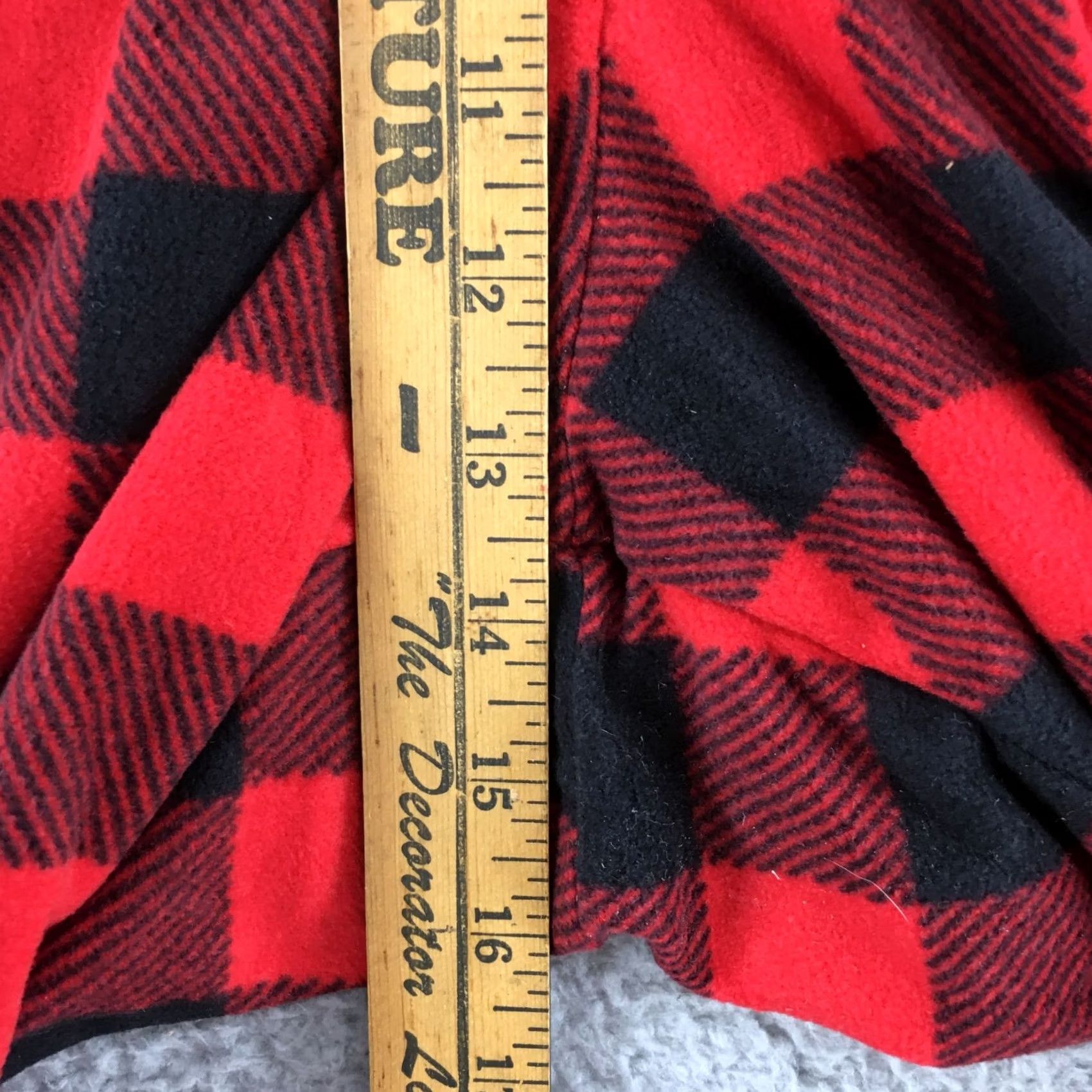Vintage Wondershop Red Black Checkered Straight Leg Pants Womens 1X Pull On High Rise Pajama Pants Mens? Size 40" / US 18 - 5 Thumbnail