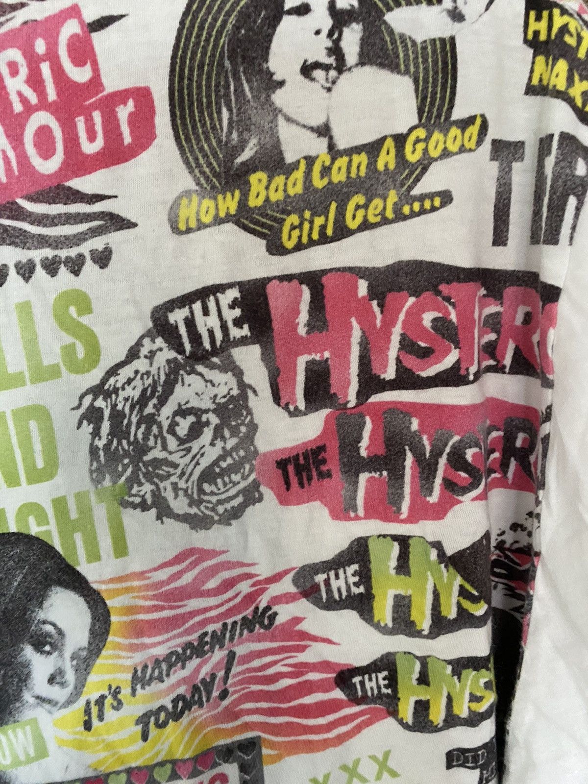 Hysteric Glamour HG 84 back all over print tee Size US L / EU 52-54 / 3 - 7 Thumbnail