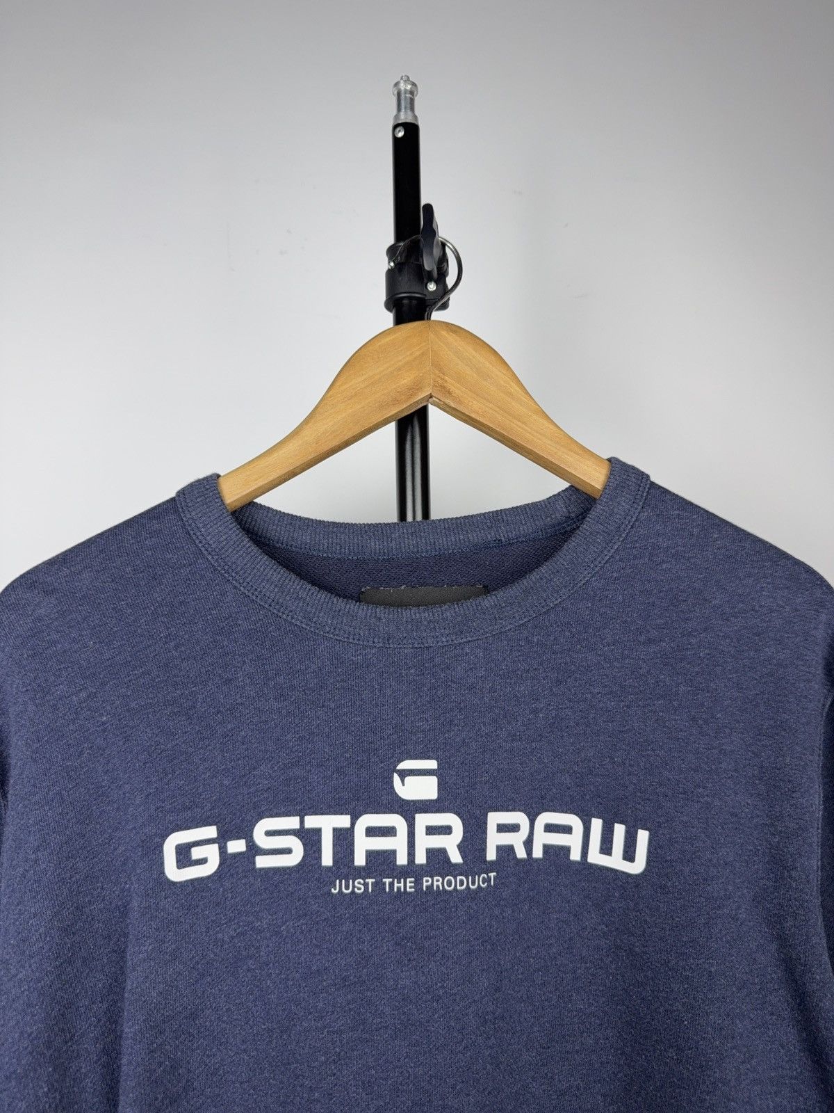 G-Star 00s Streetwear G-Star RAW Logo Crewneck Sweatshirt Blue Size US M / EU 48-50 / 2 - 2 Thumbnail