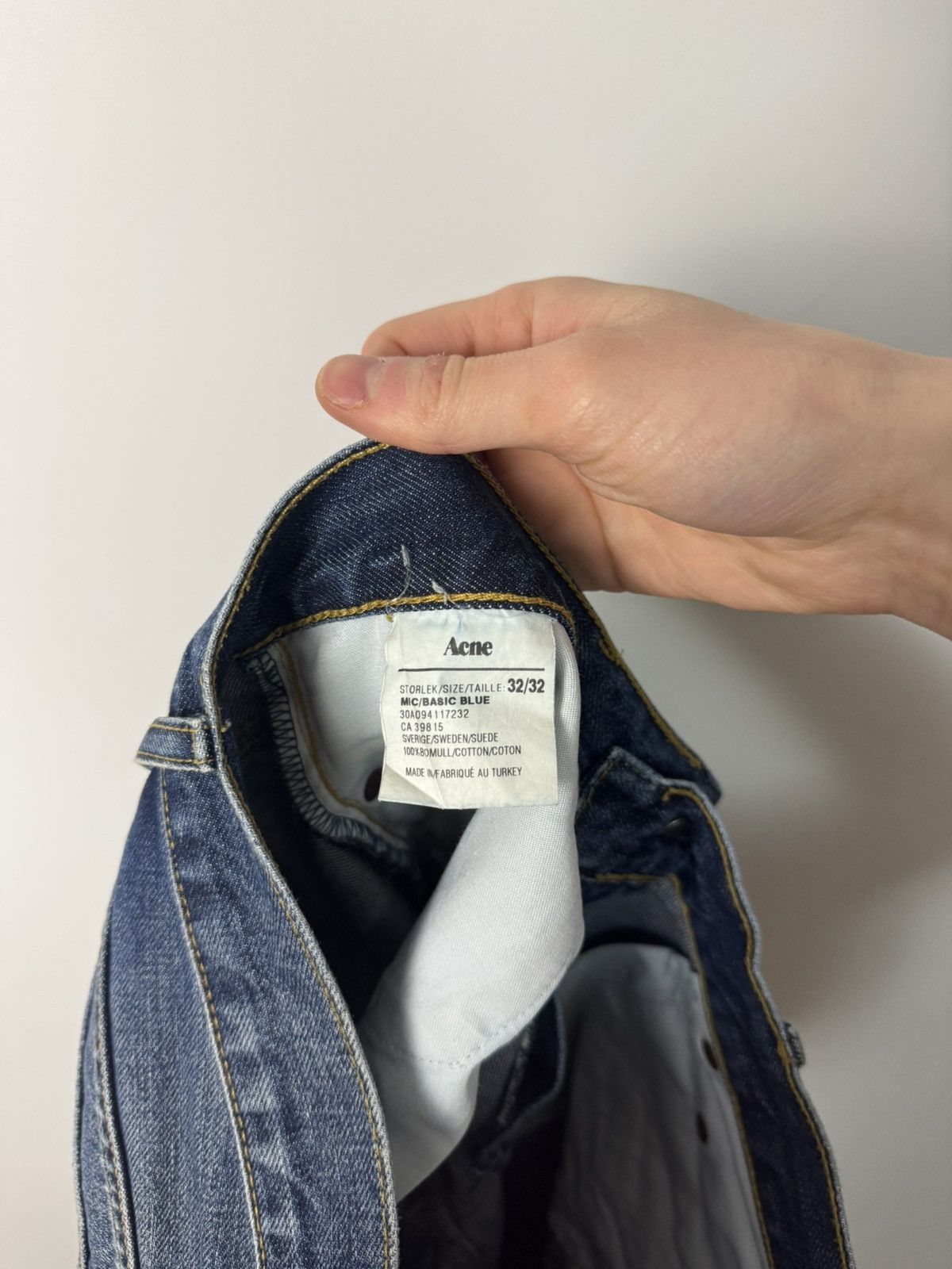Acne Studios Vintage Acne Studios Mic Basic Blue Jeans Washed Size US 32 / EU 48 - 14 Thumbnail