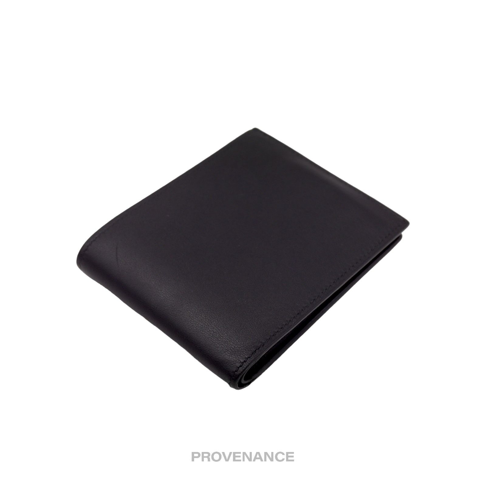 Hermes 🔴 Hermes Citizen Twill Compact Wallet - Black Swift Noir Size ONE SIZE - 4 Thumbnail