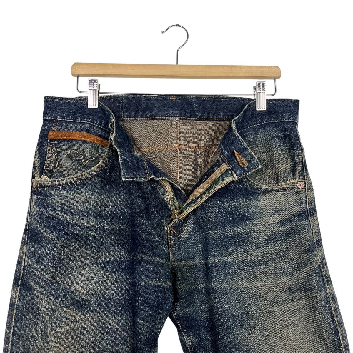 Edwin Vintage Edwin Western Cowboy Distressed Denim Jeans Size US 34 / EU 50 - 17 Thumbnail