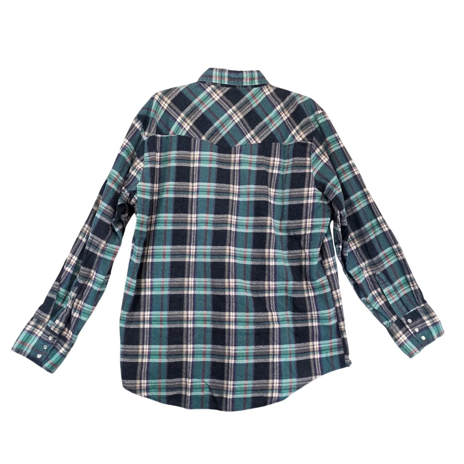 Vintage GFC Trading Co Plaid Flannel Pearl Snap Shirt Men's XL Size US XL / EU 56 / 4 - 2 Thumbnail