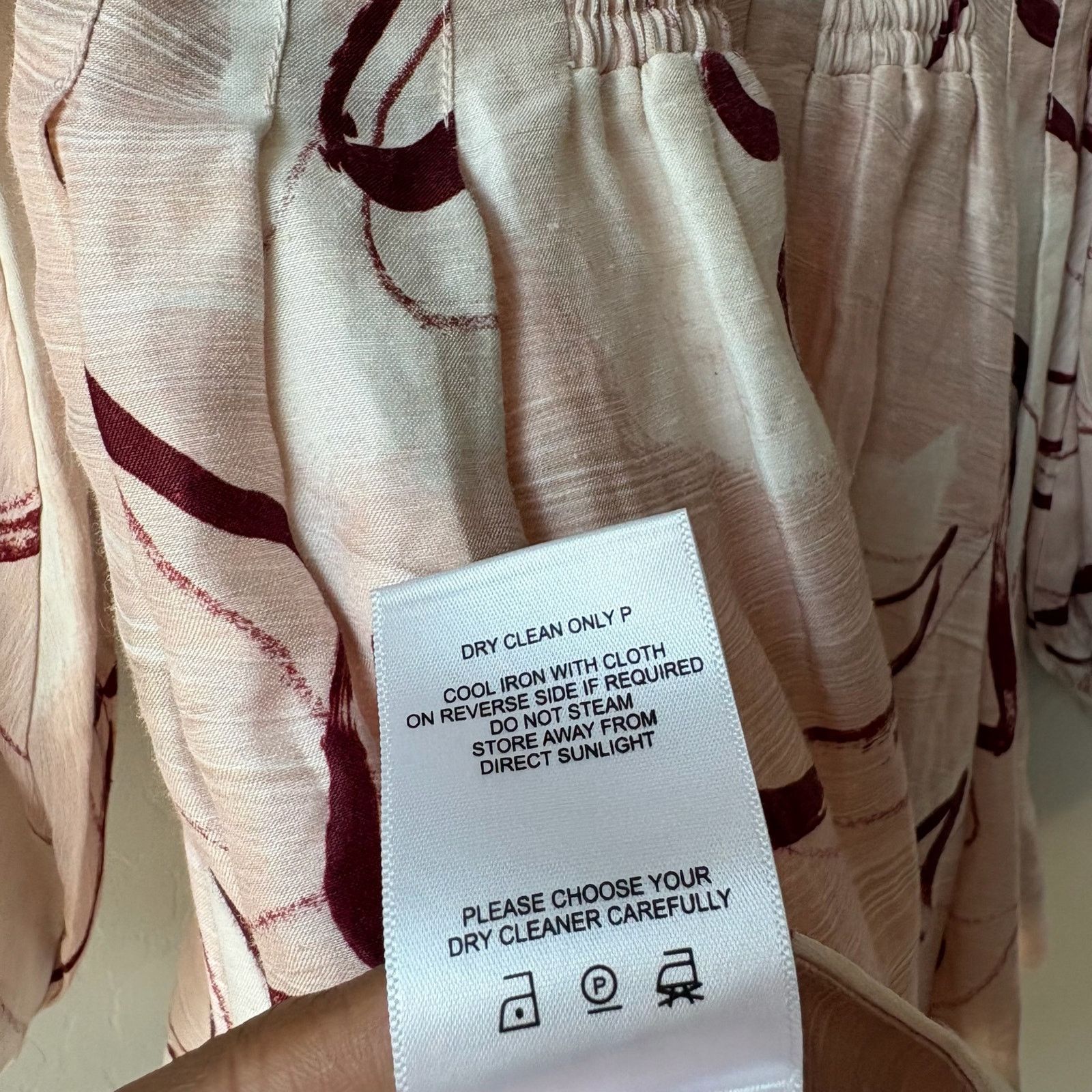 Aje Aje Dress Pink Abstract Dove Linen Blend Minidress Size US 0 Size XS / US 0-2 / IT 36-38 - 10 Thumbnail