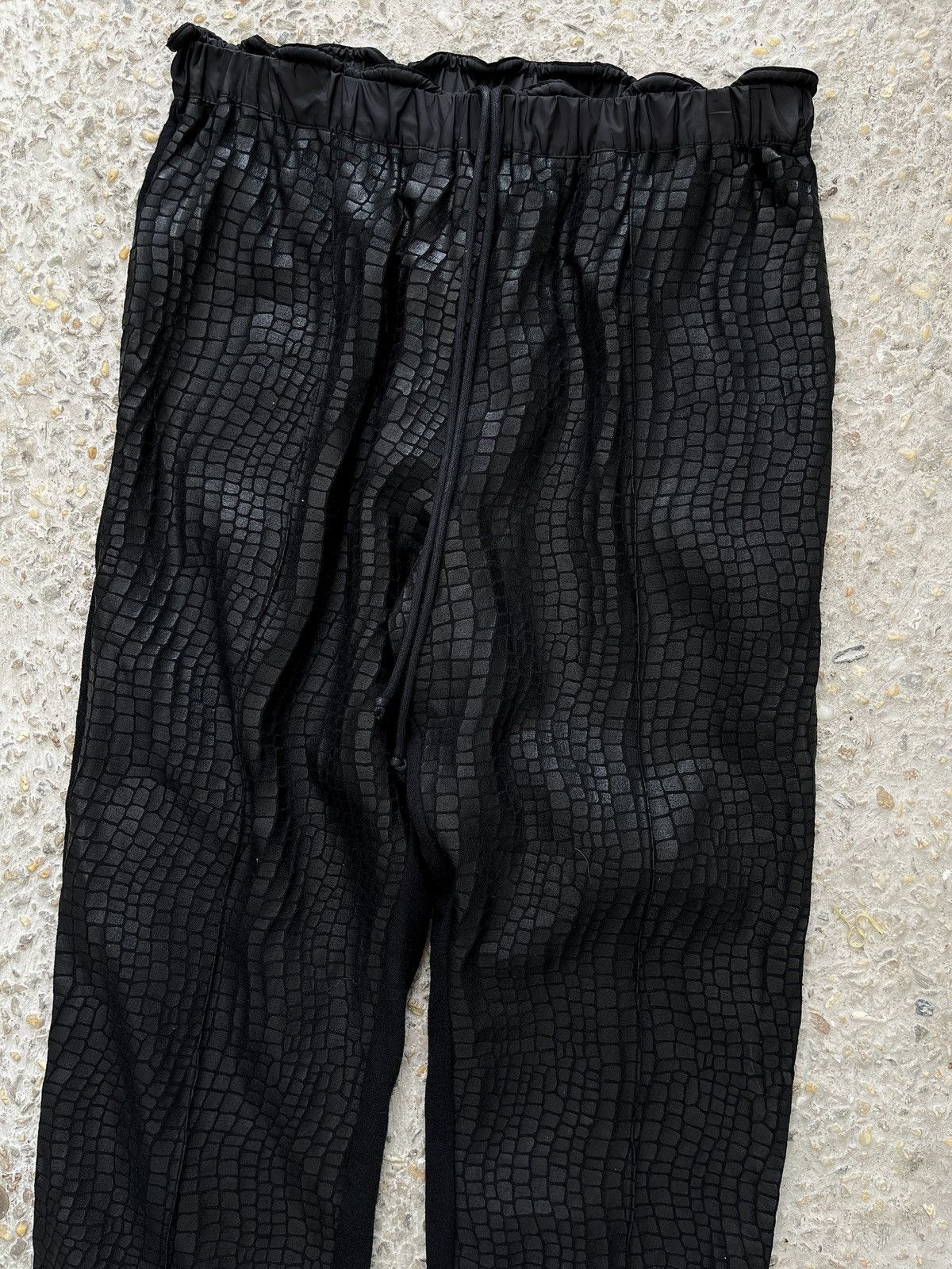 Sacai Textured Panel Hybrid Leggings Pants Size 26" / US 2 / IT 38 - 3 Thumbnail