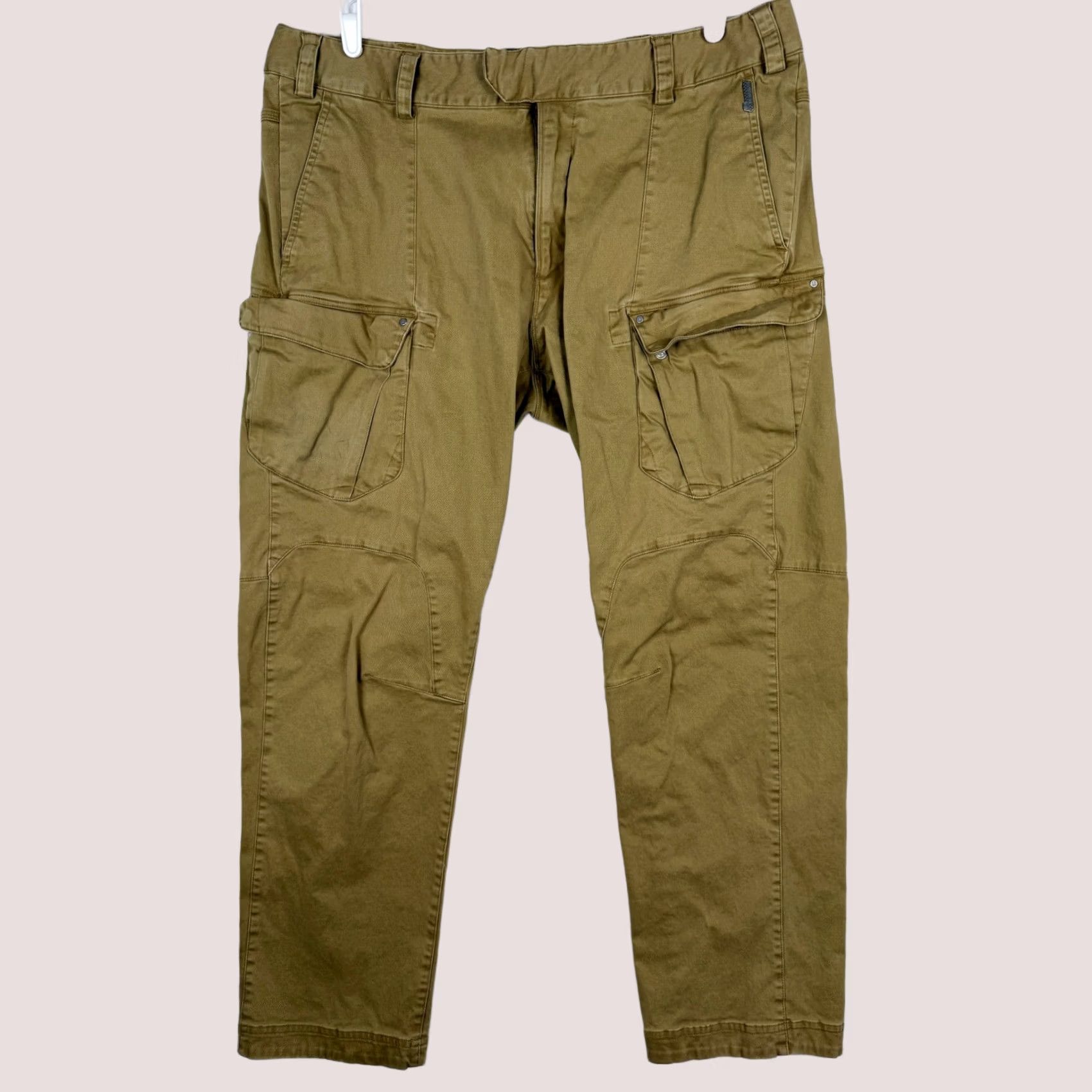 Spyder Pants Mens 38x32 Beige Cargo Tactical Utility Outdoor Hiking Gorpcore, Men's