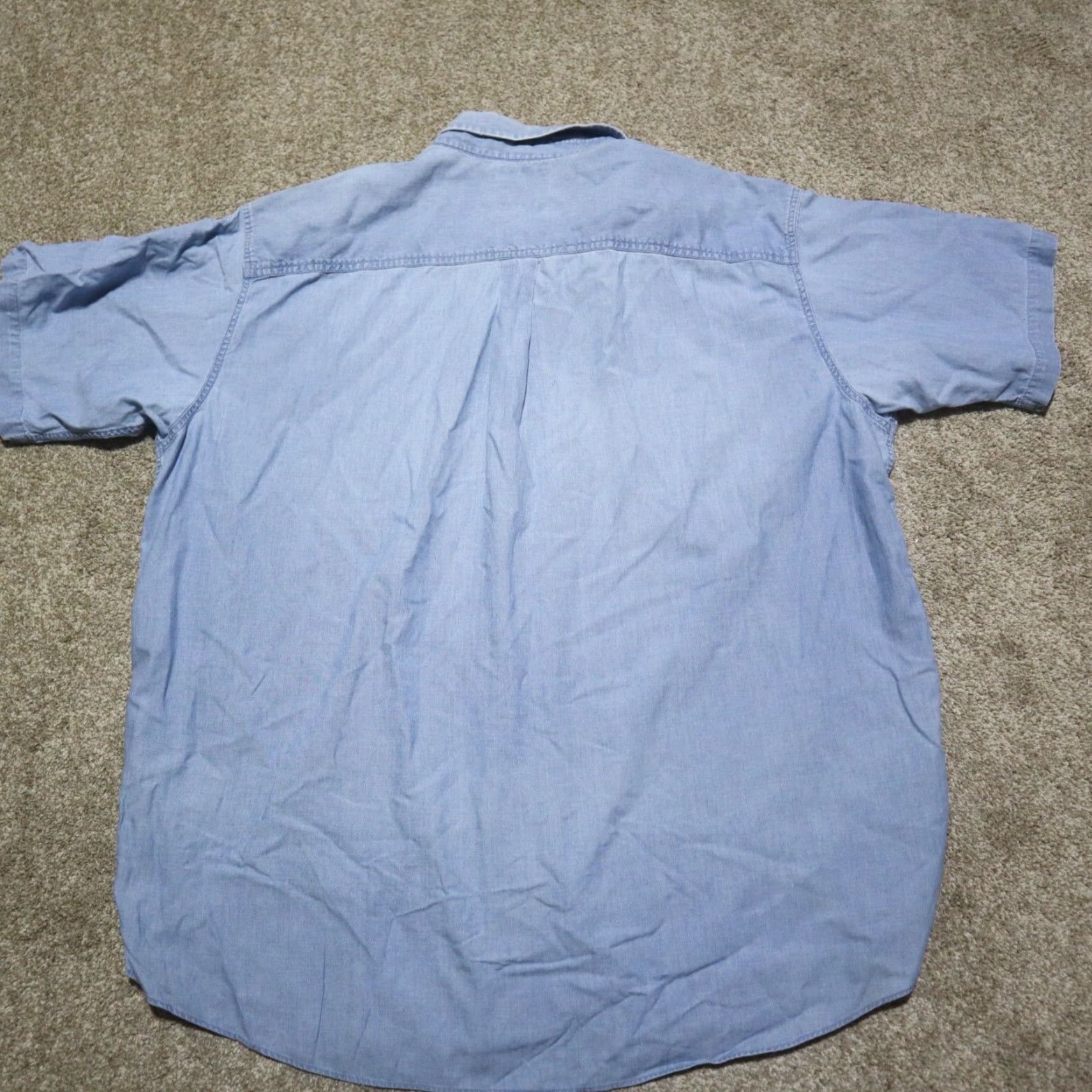 Vintage VINTAGE L.L. Bean Denim Shirt Men's 2XL Long Sleeve Button Up Casual Fall Spring Summer Black Blue Size US XXL / EU 58 / 5 - 7 Thumbnail