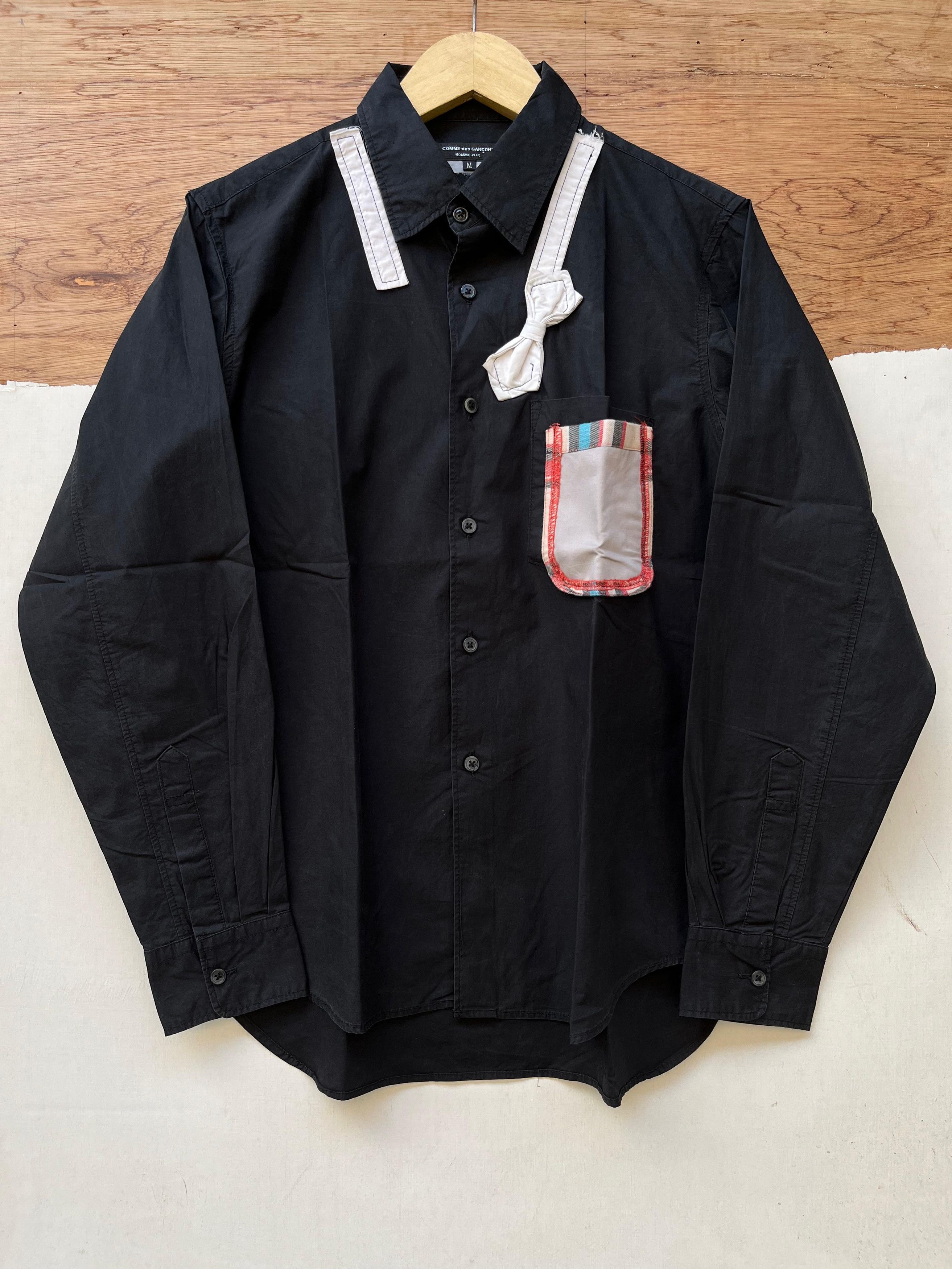 Comme des Garcons Homme Plus Comme Des Garcons Bow Tie Double Button Ups Shirt Size US M / EU 48-50 / 2 - 1 Thumbnail